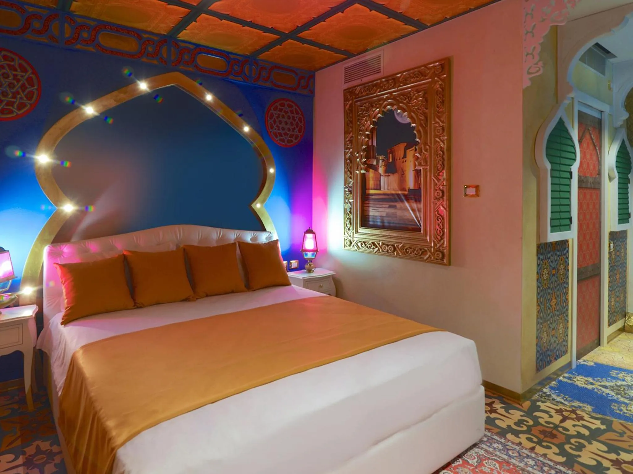 Bed in Gardaland Adventure Hotel