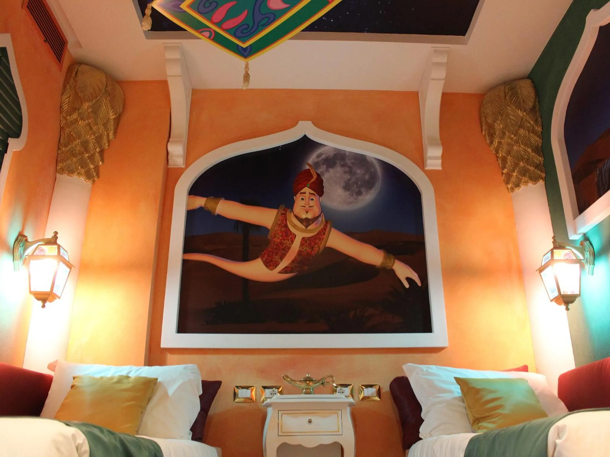 Decorative detail in Gardaland Adventure Hotel