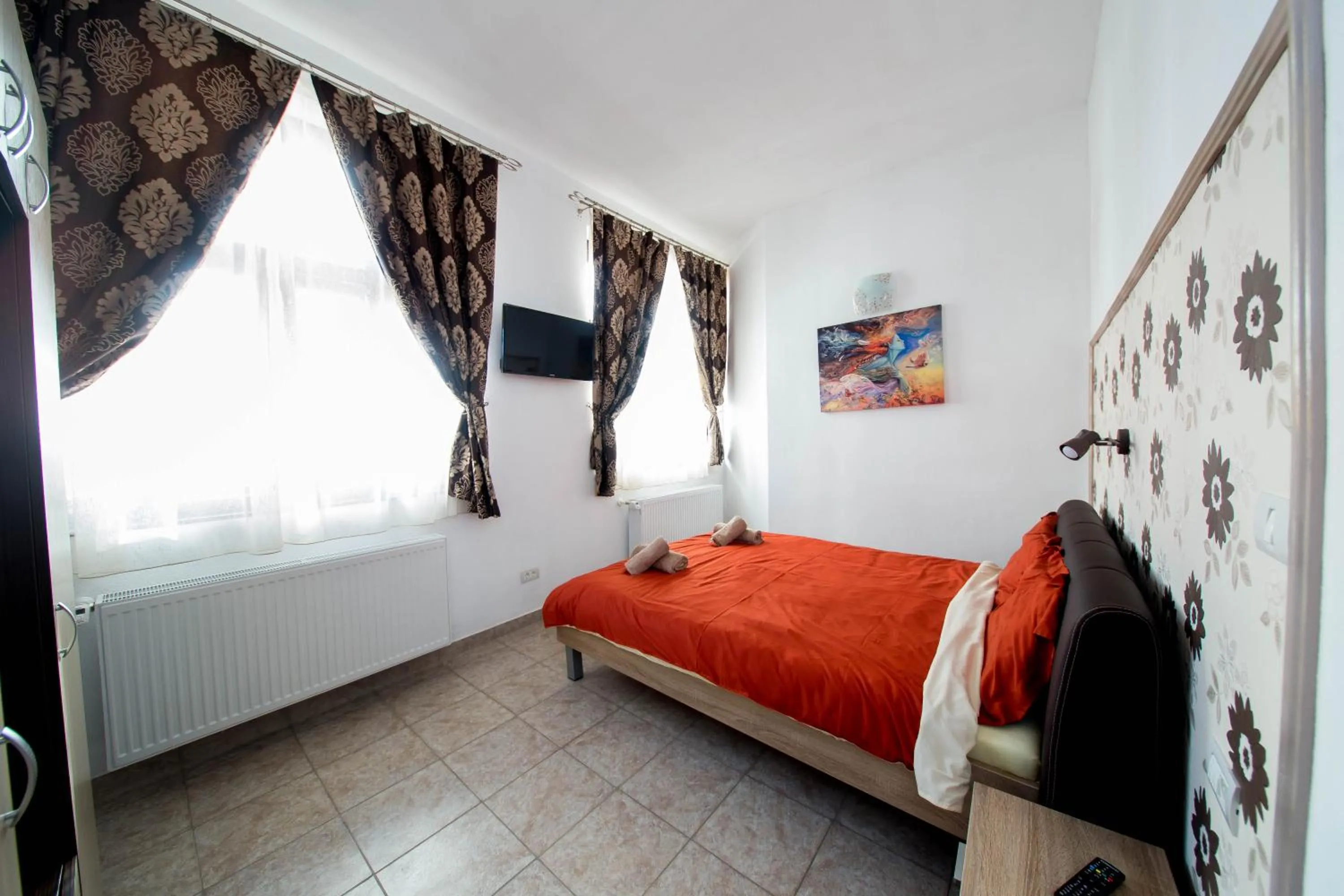 Bedroom, Bed in BOUL ROSU RESIDENCE free private parking