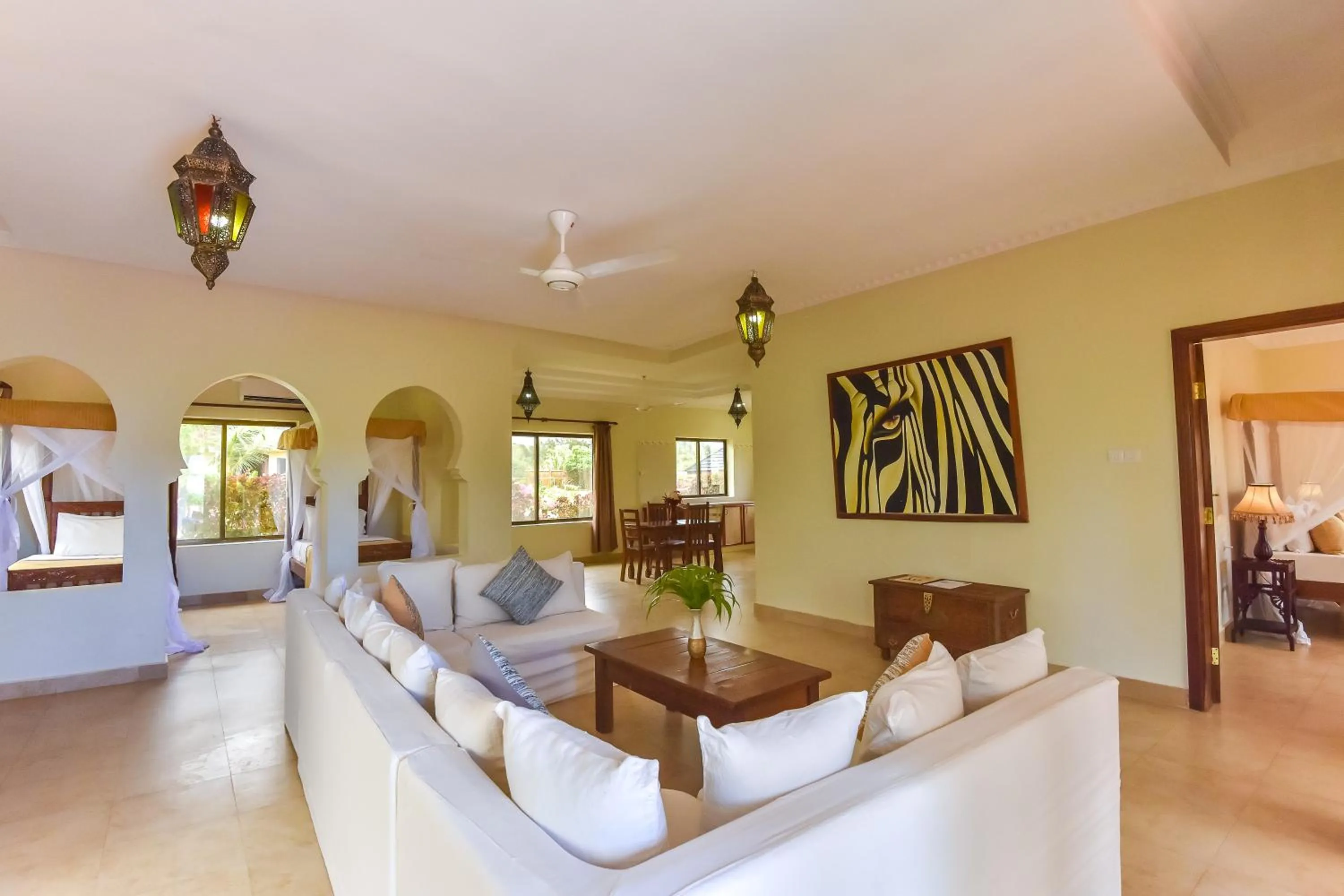 Living room, Bed in The Sands Beach Resort