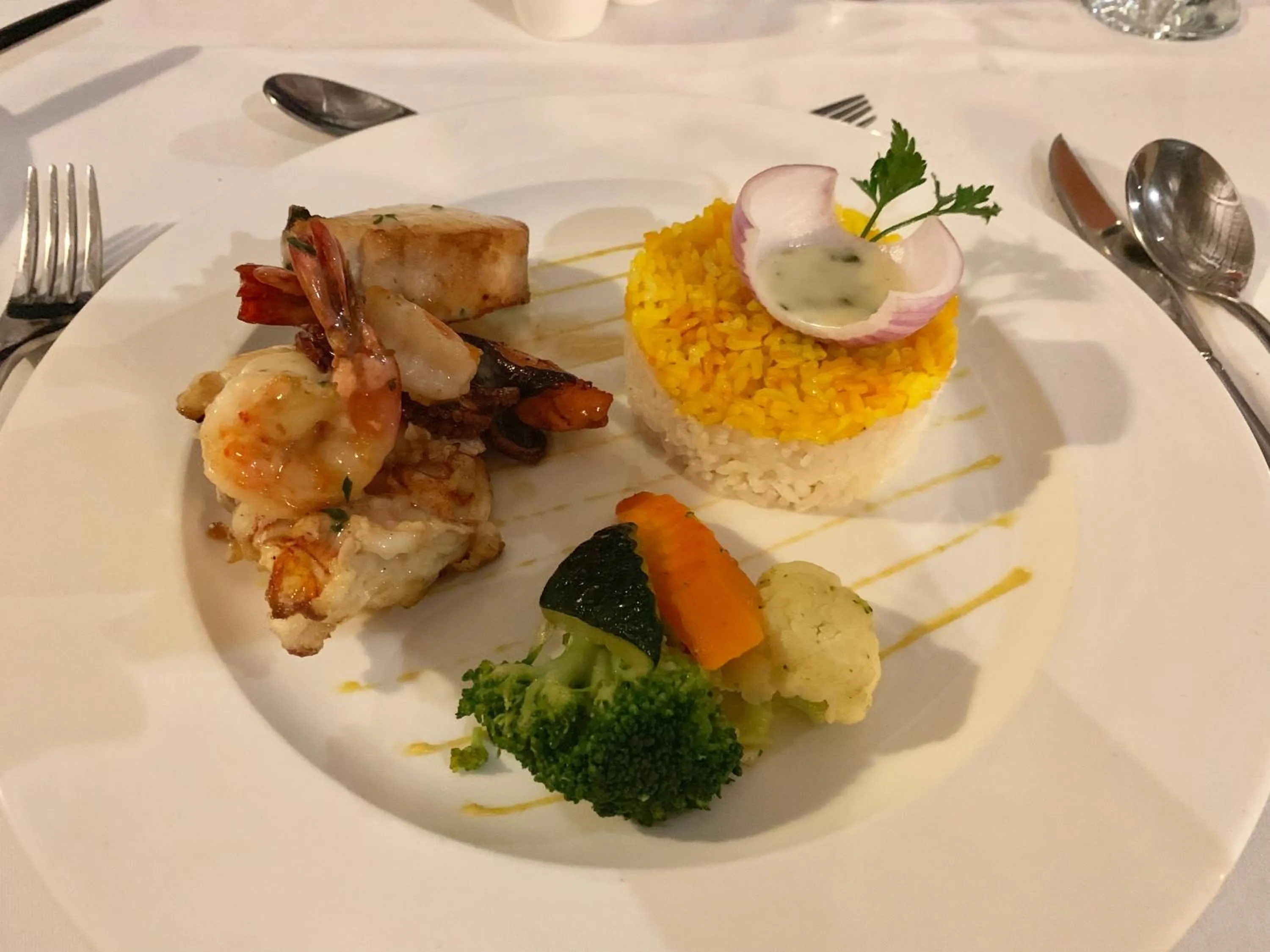 Food and drinks in The Sands Beach Resort