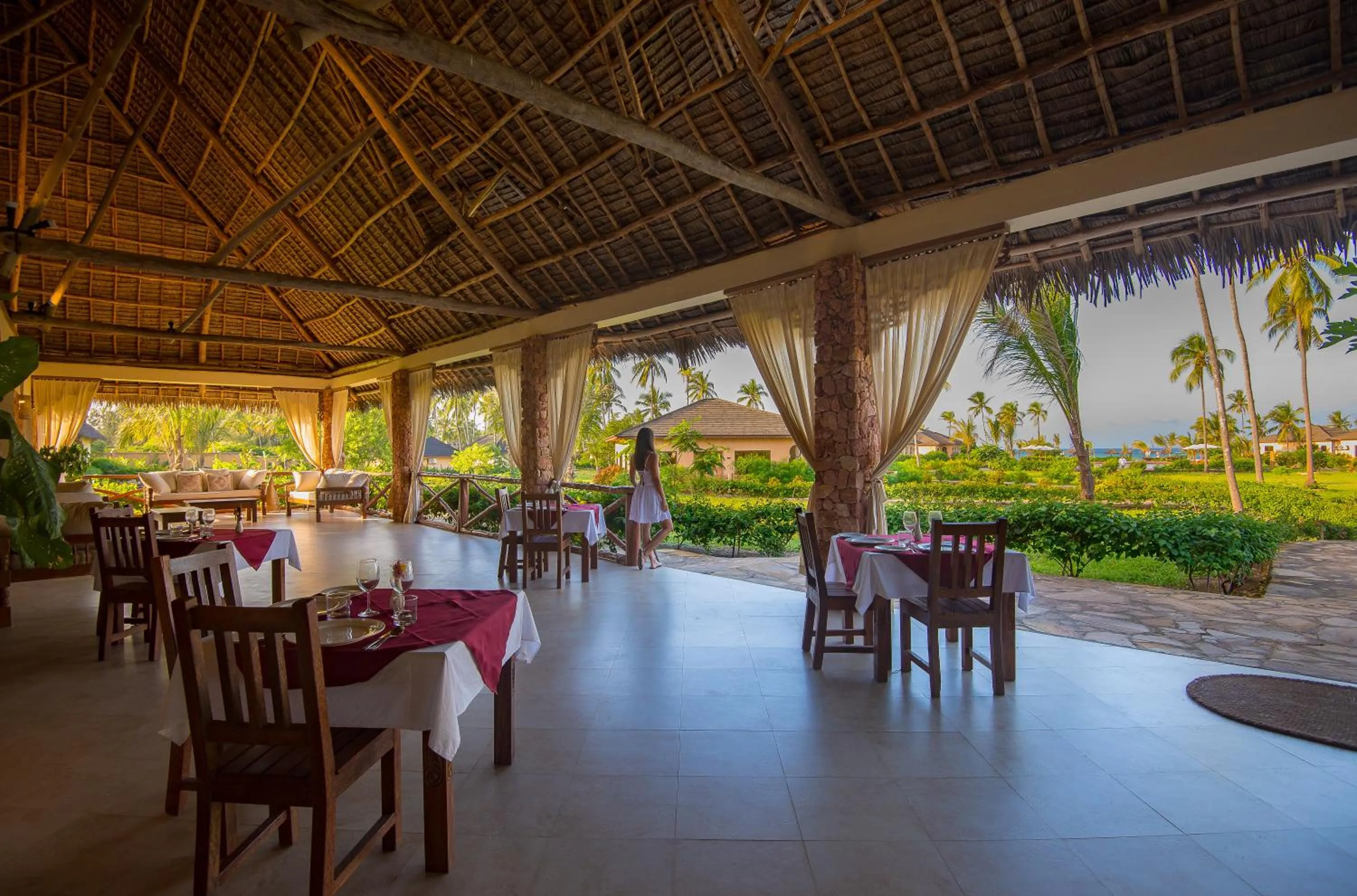 Dining area in The Sands Beach Resort