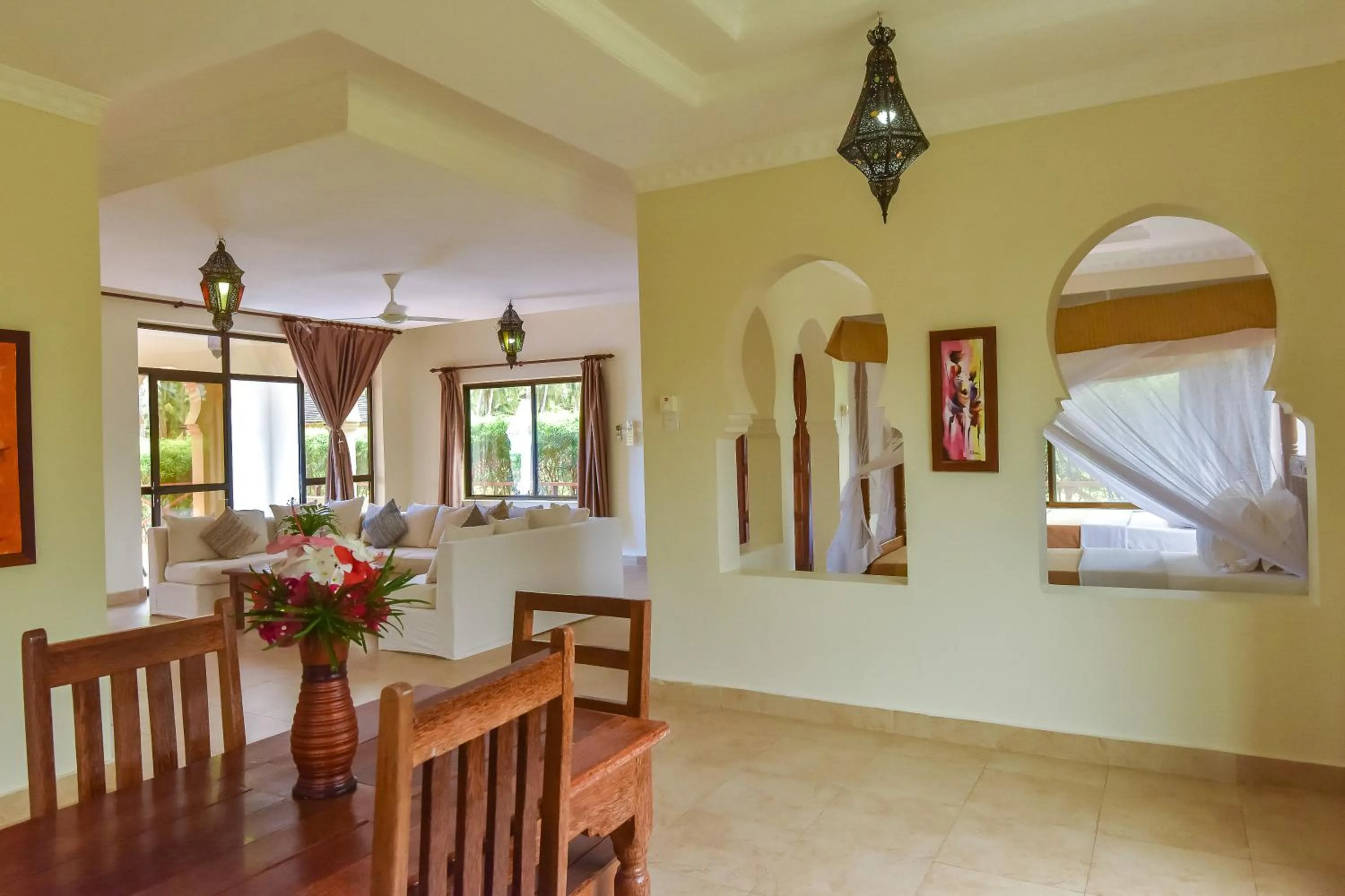 Living room in The Sands Beach Resort