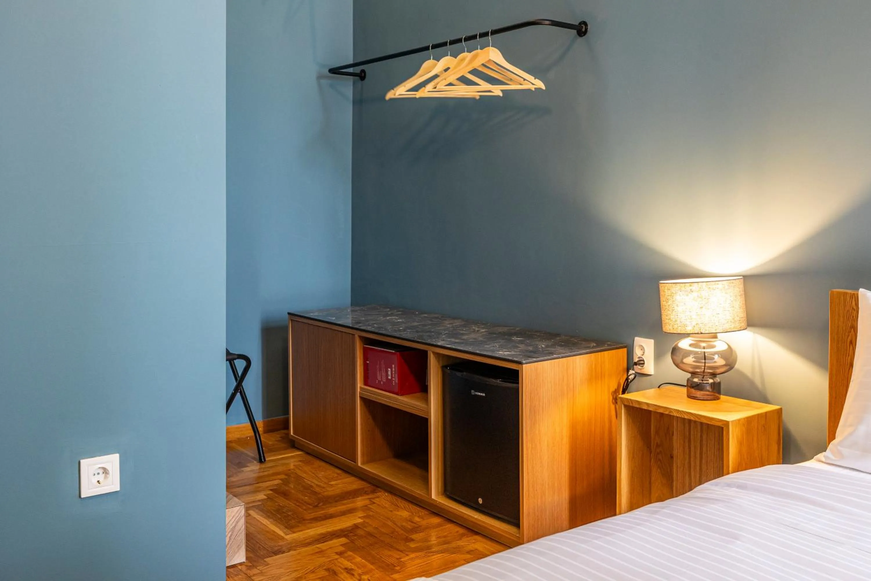 minibar, Bed in Iliotropio Athens, Thisio