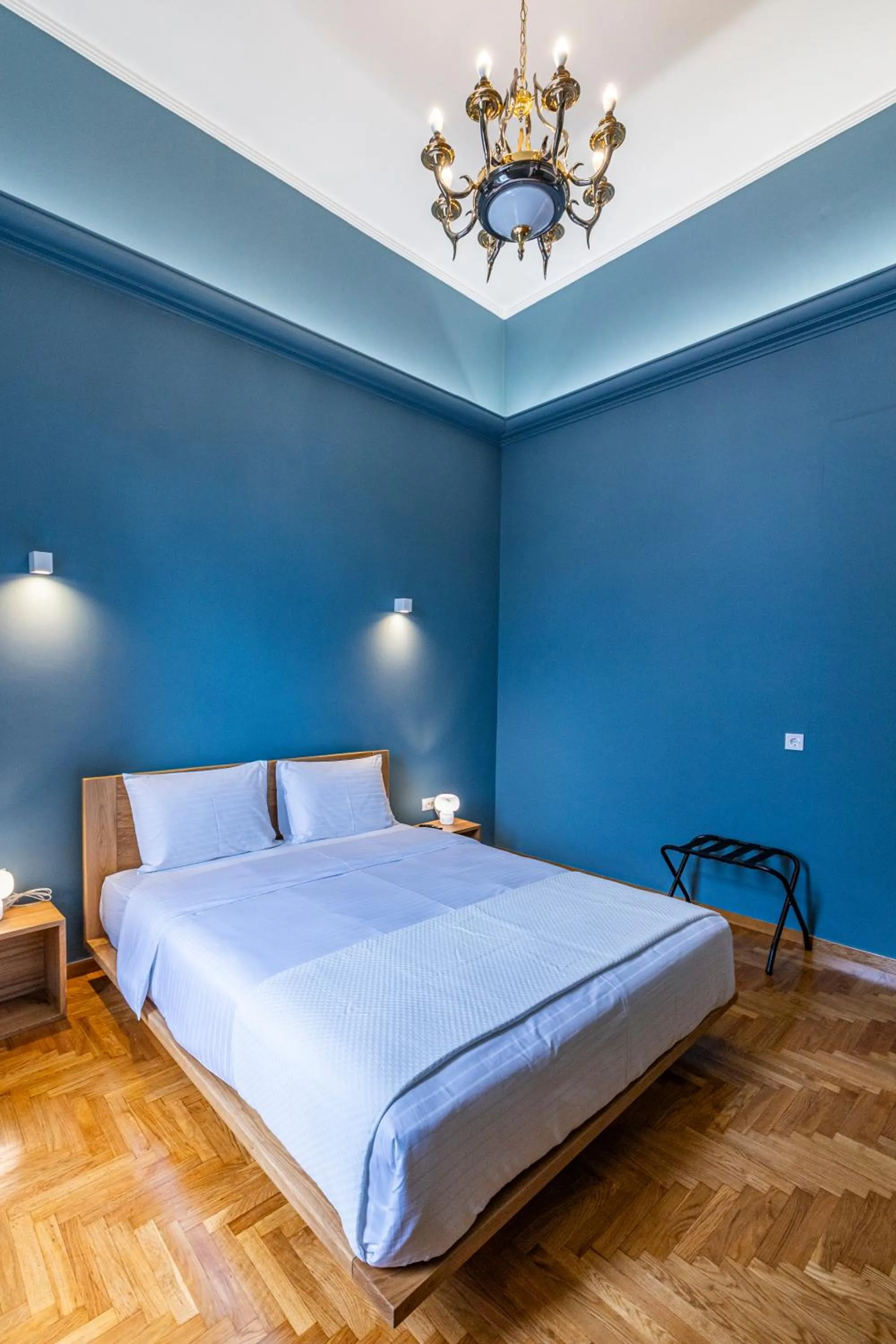 Decorative detail, Bed in Iliotropio Athens, Thisio