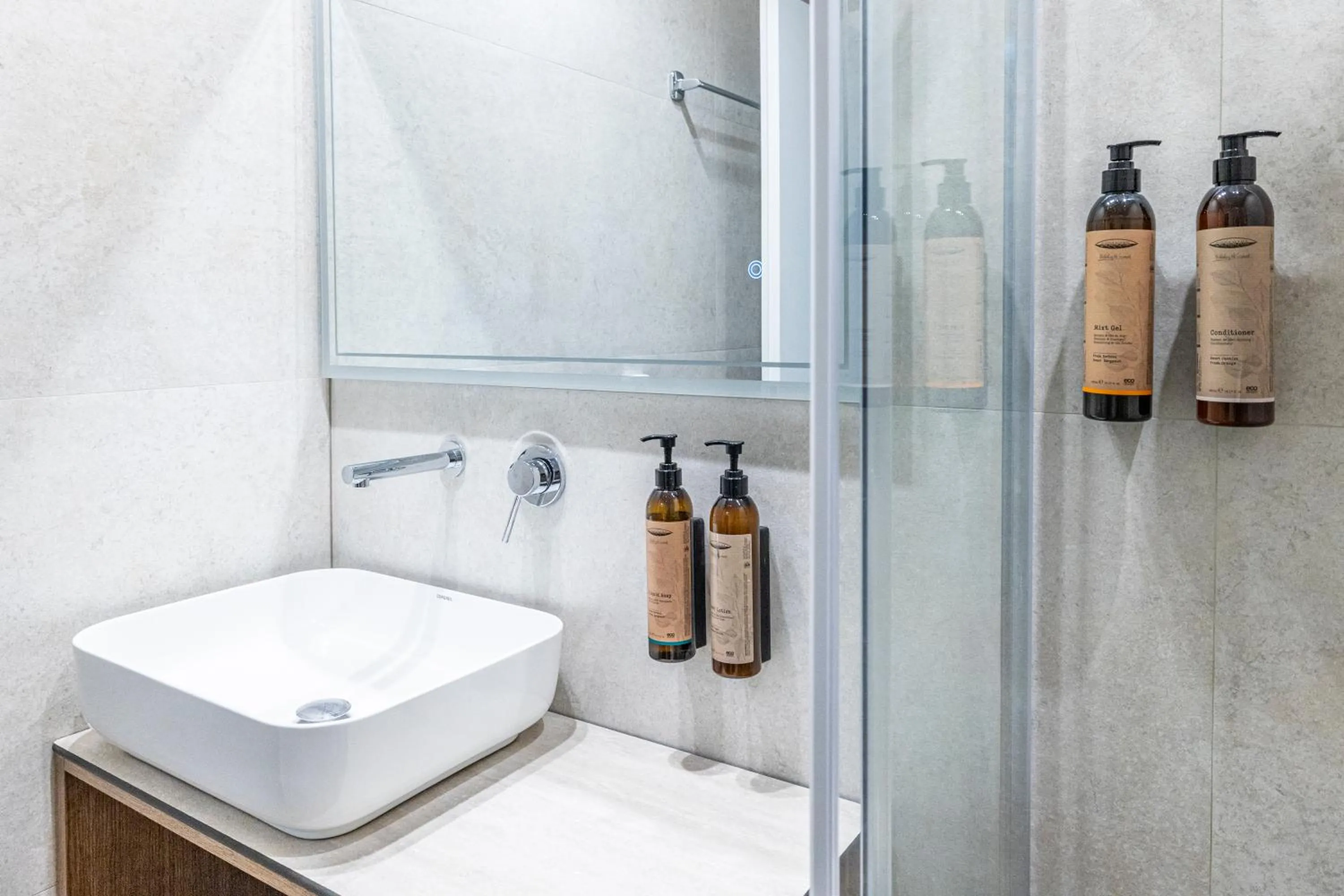 Bathroom in Iliotropio Athens, Thisio