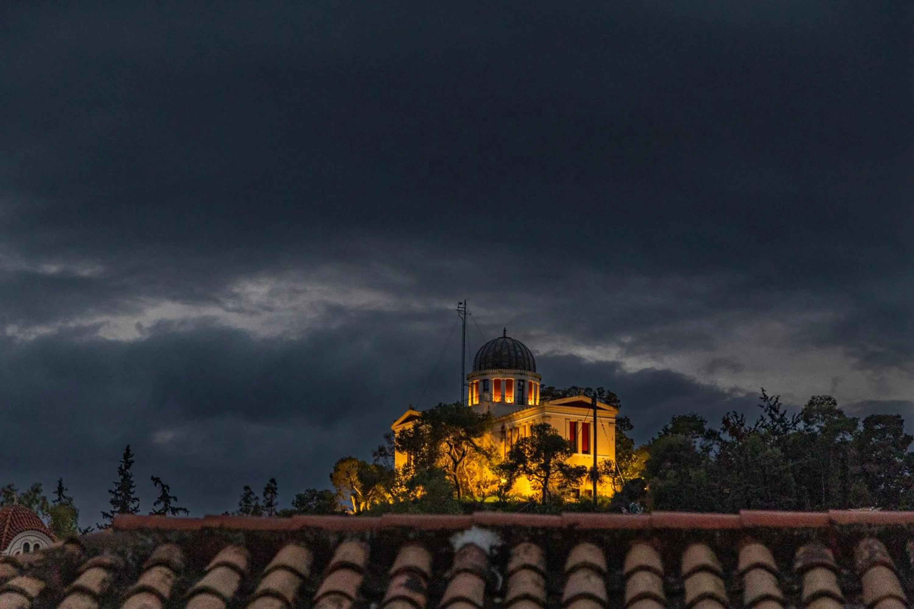 Landmark view in Iliotropio Athens, Thisio