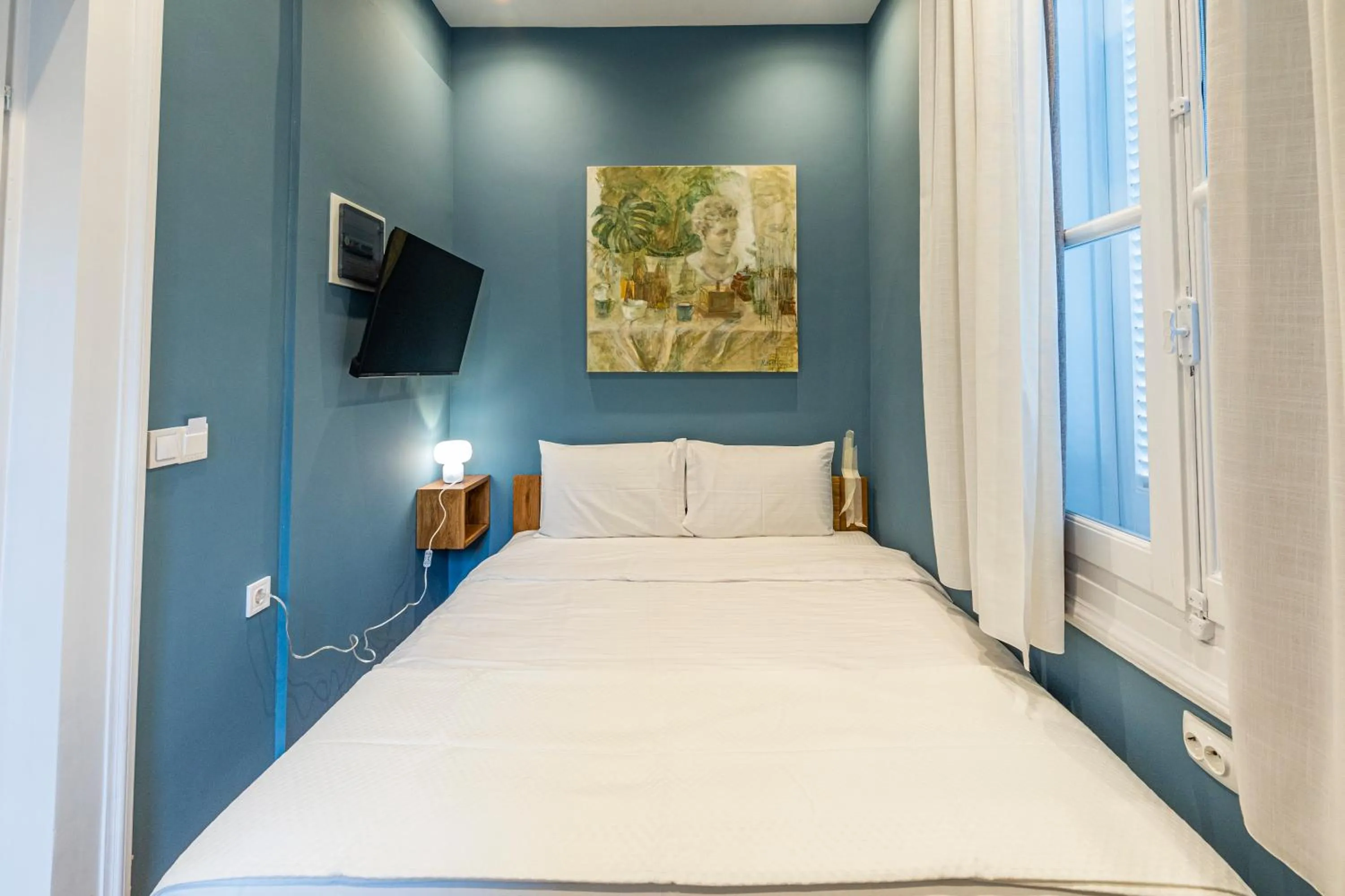 Bed in Iliotropio Athens, Thisio