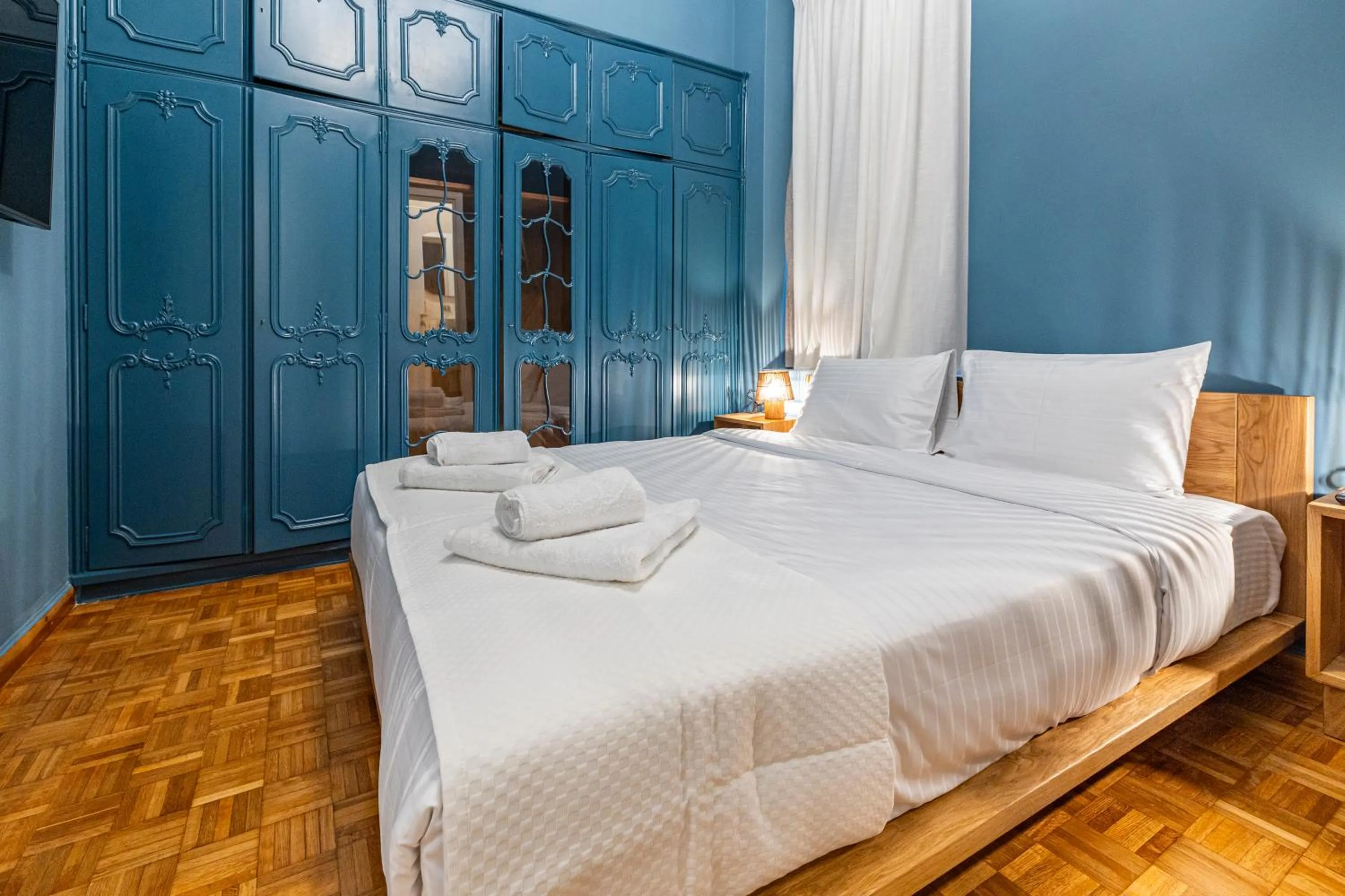 towels, Bed in Iliotropio Athens, Thisio