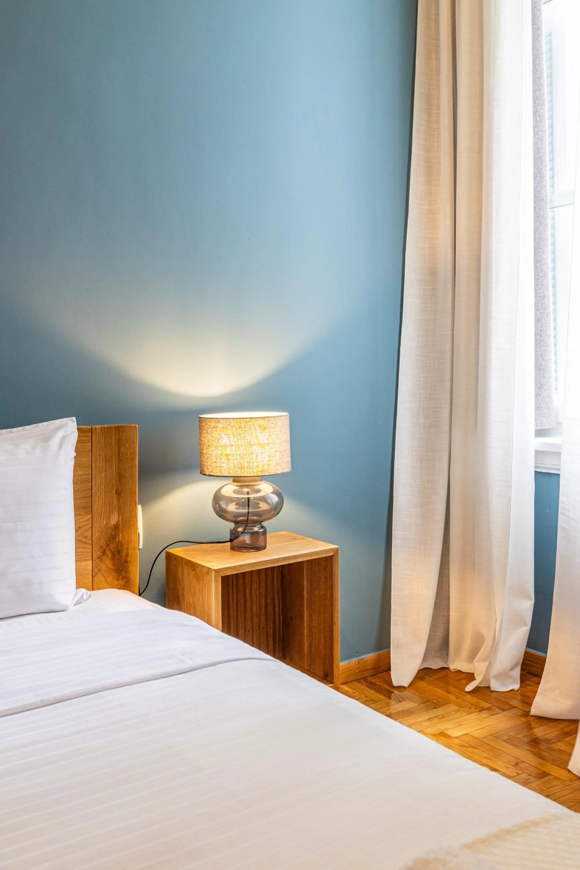 Decorative detail, Bed in Iliotropio Athens, Thisio