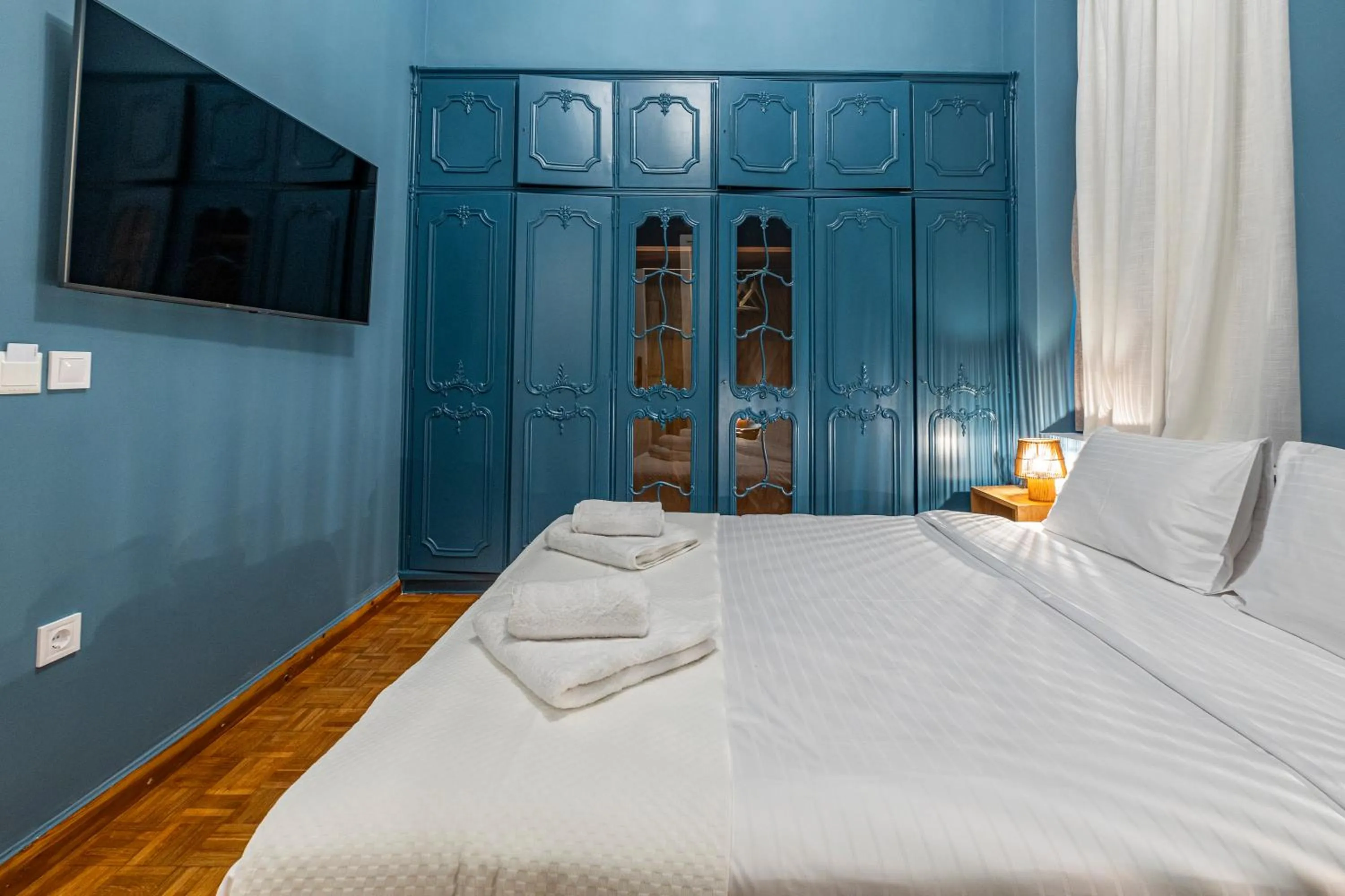 Bedroom, Bed in Iliotropio Athens, Thisio