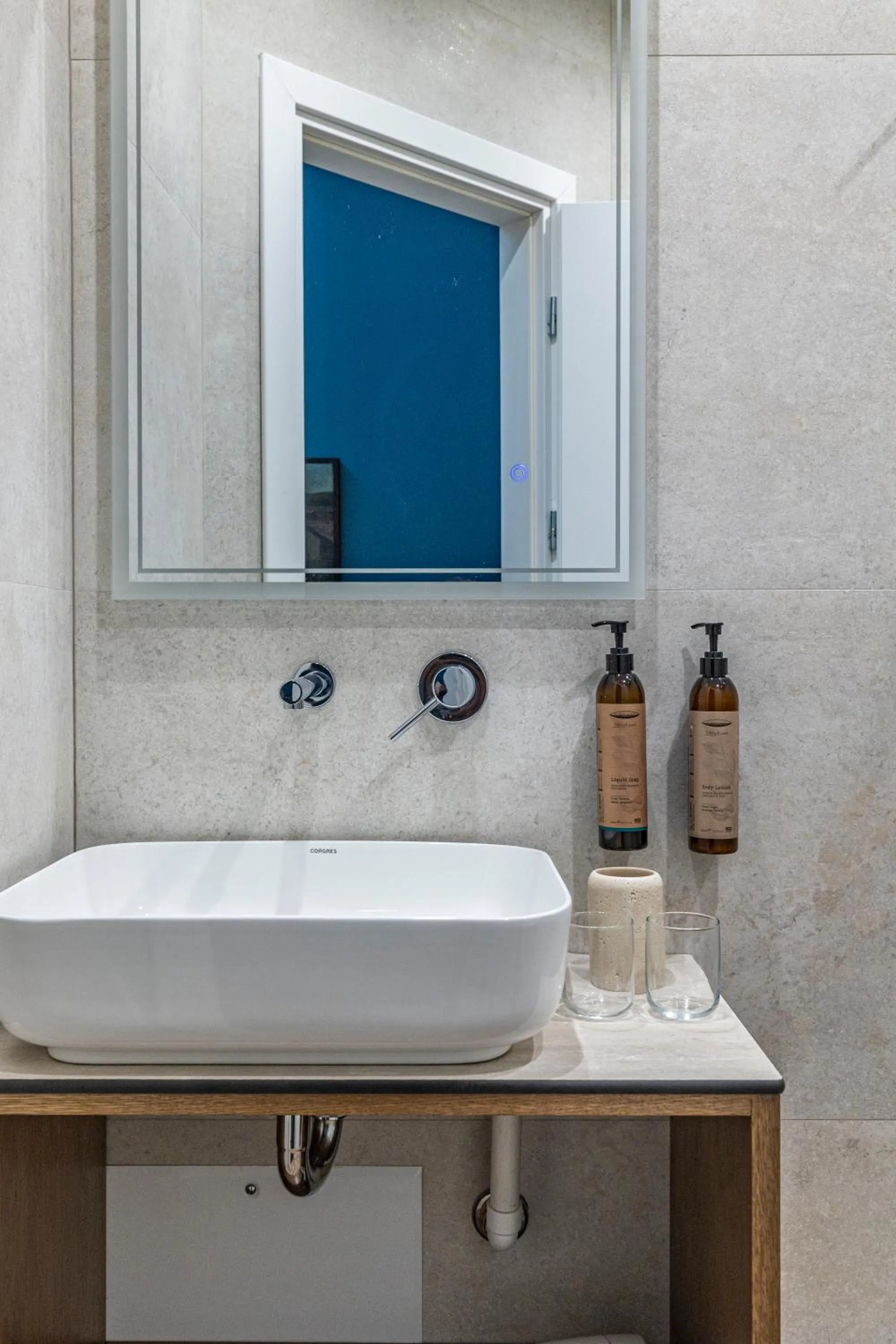 Bathroom in Iliotropio Athens, Thisio