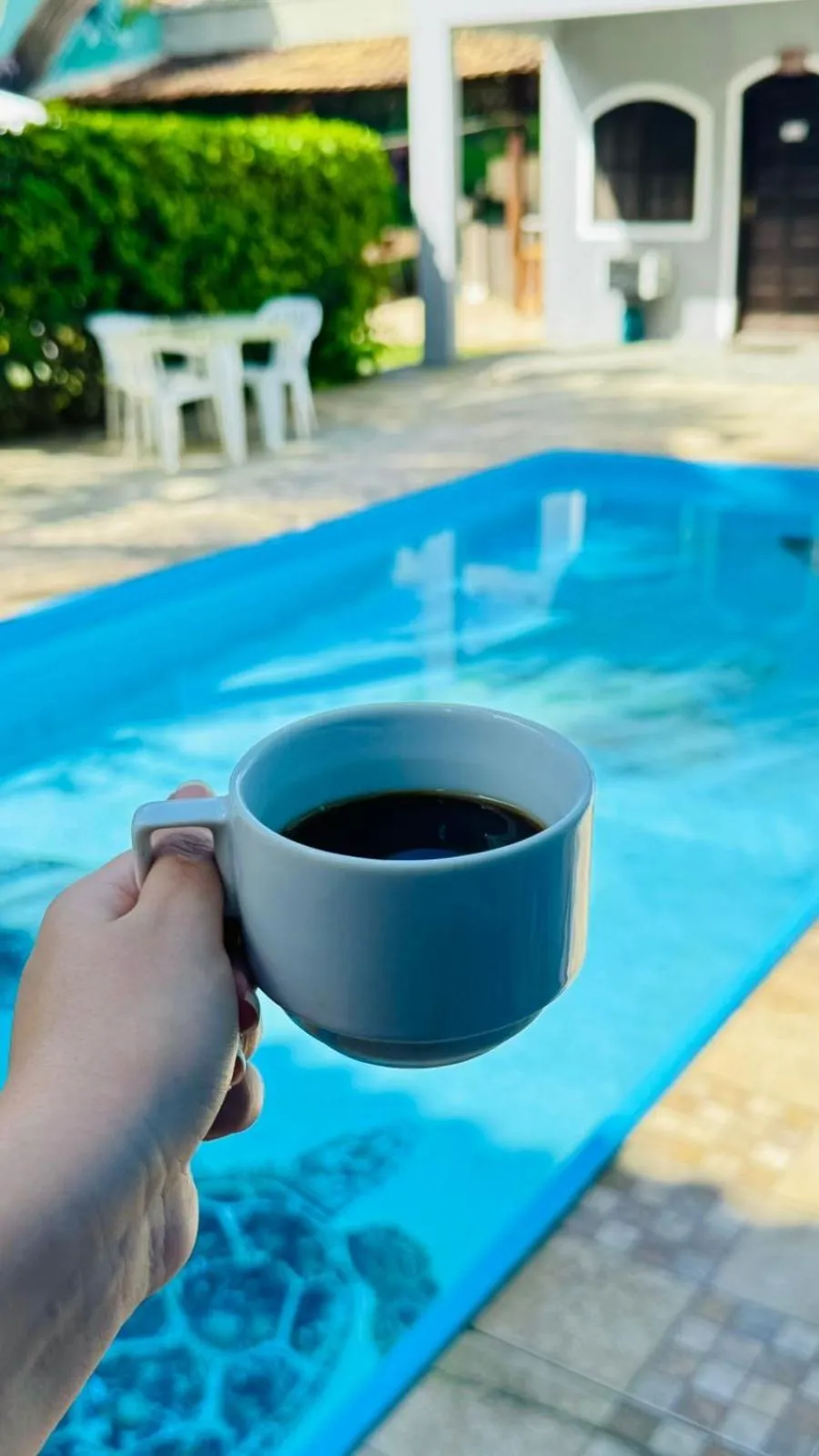 Pool view in Pousada Flora Búzios