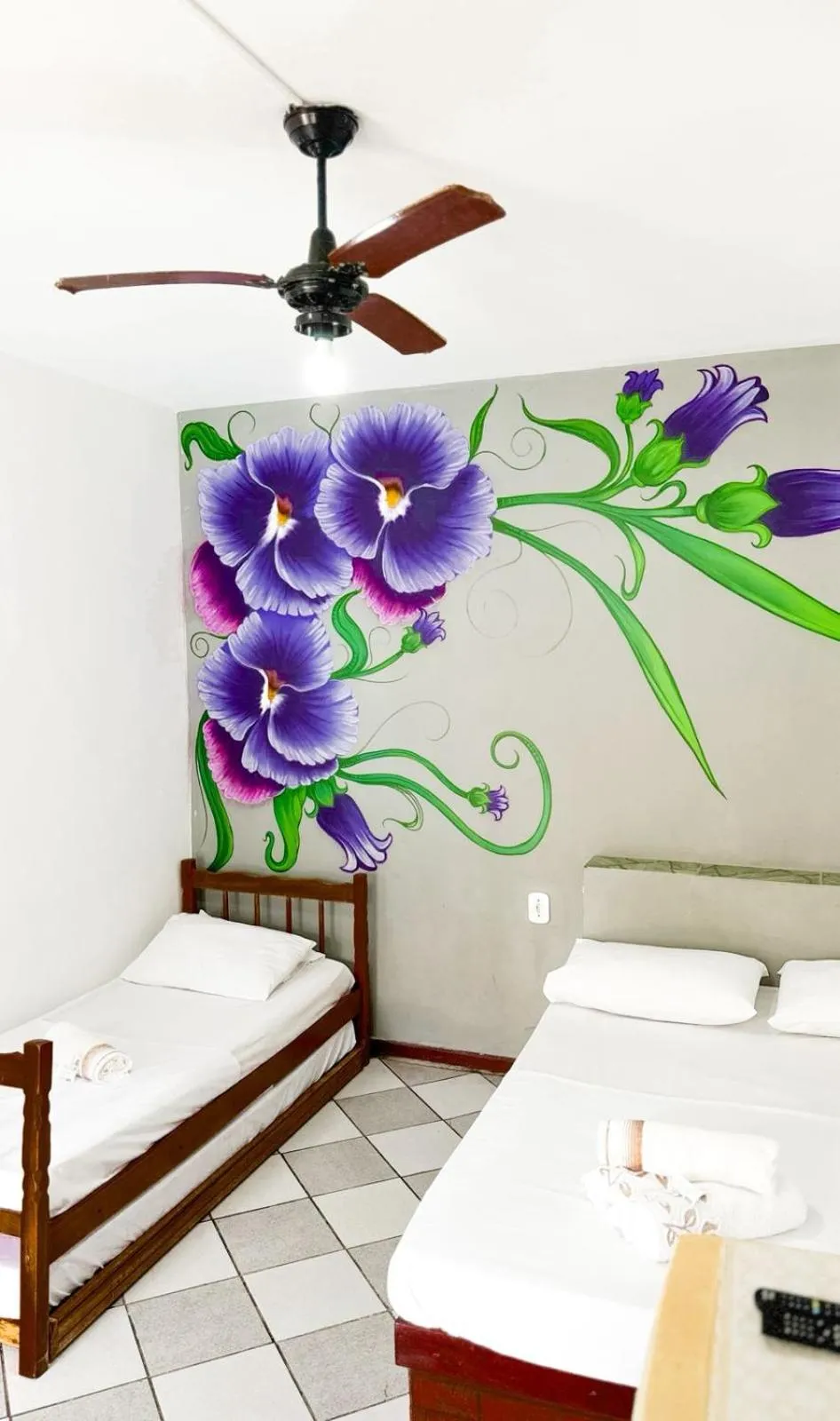 Bed in Pousada Flora Búzios