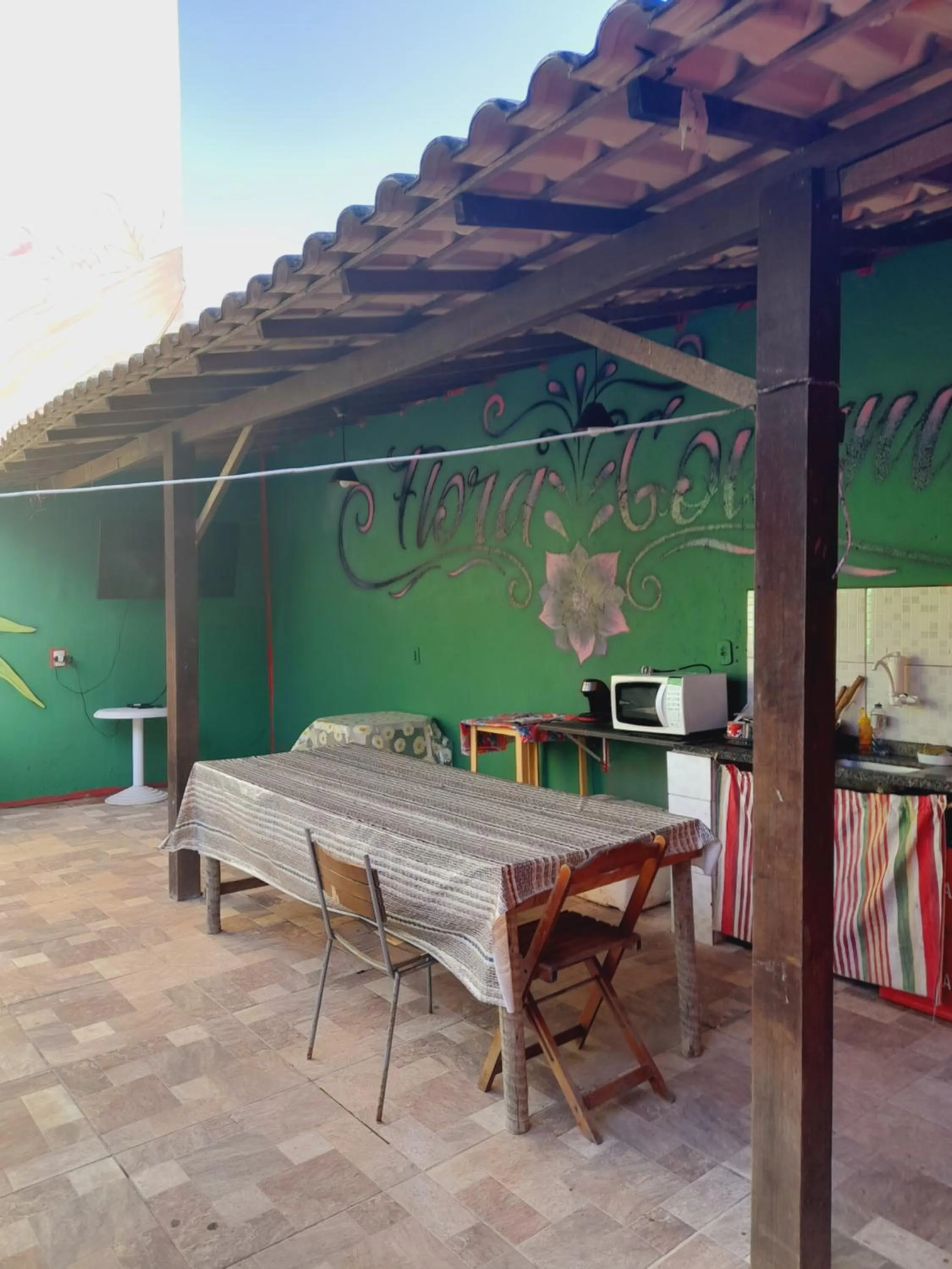 BBQ facilities in Pousada Flora Búzios