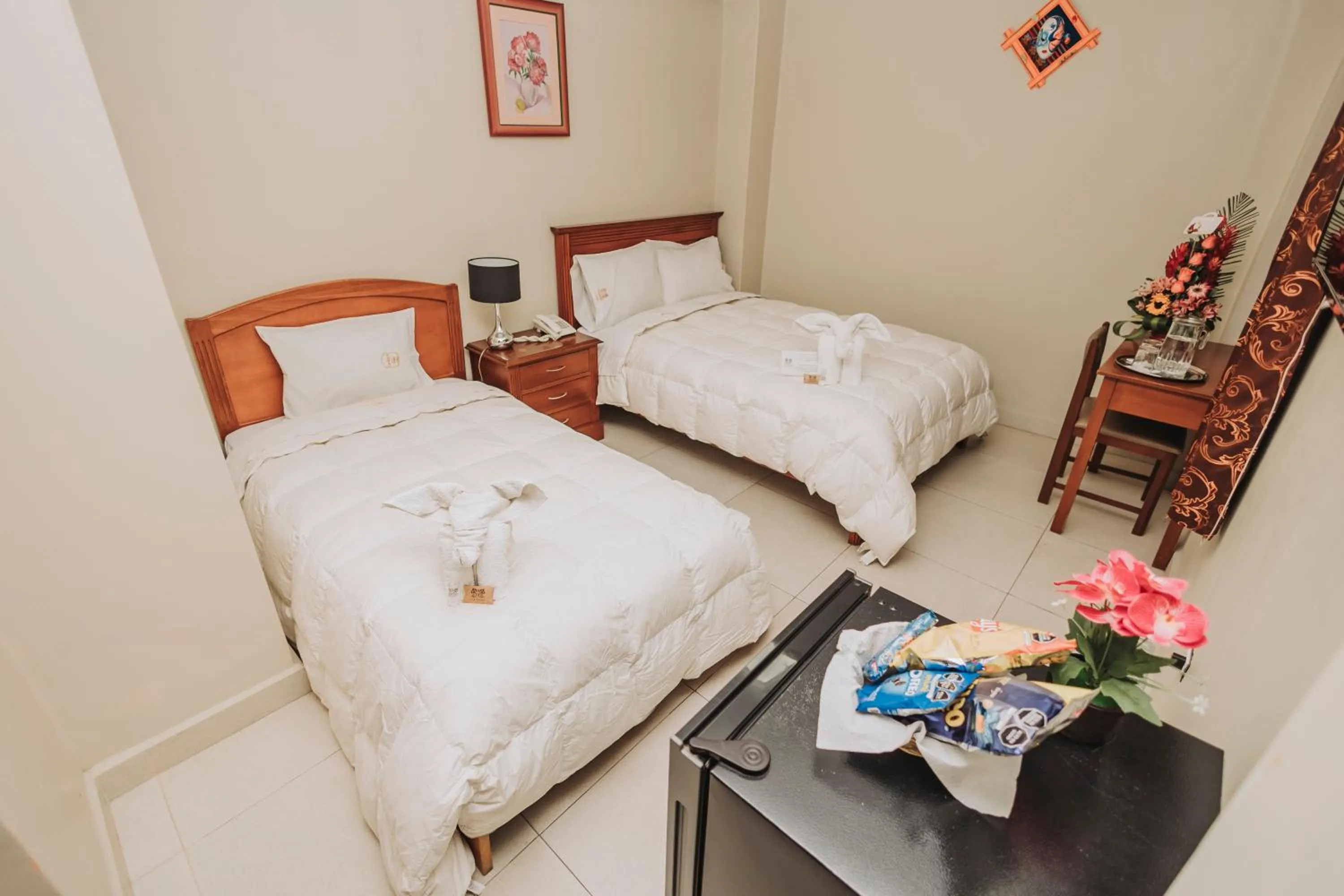 Bed in Hotel Los Reyes