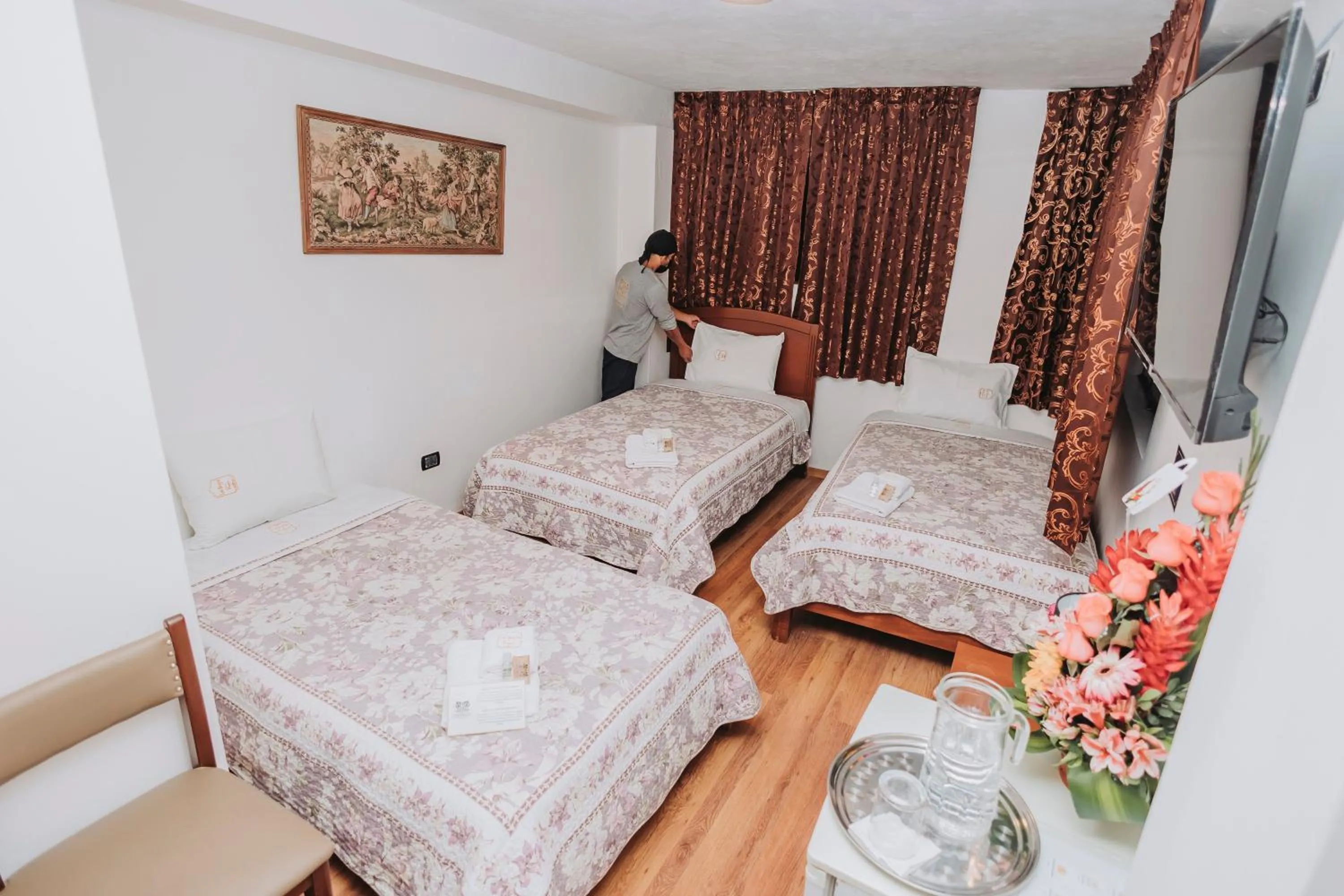 Bed in Hotel Los Reyes