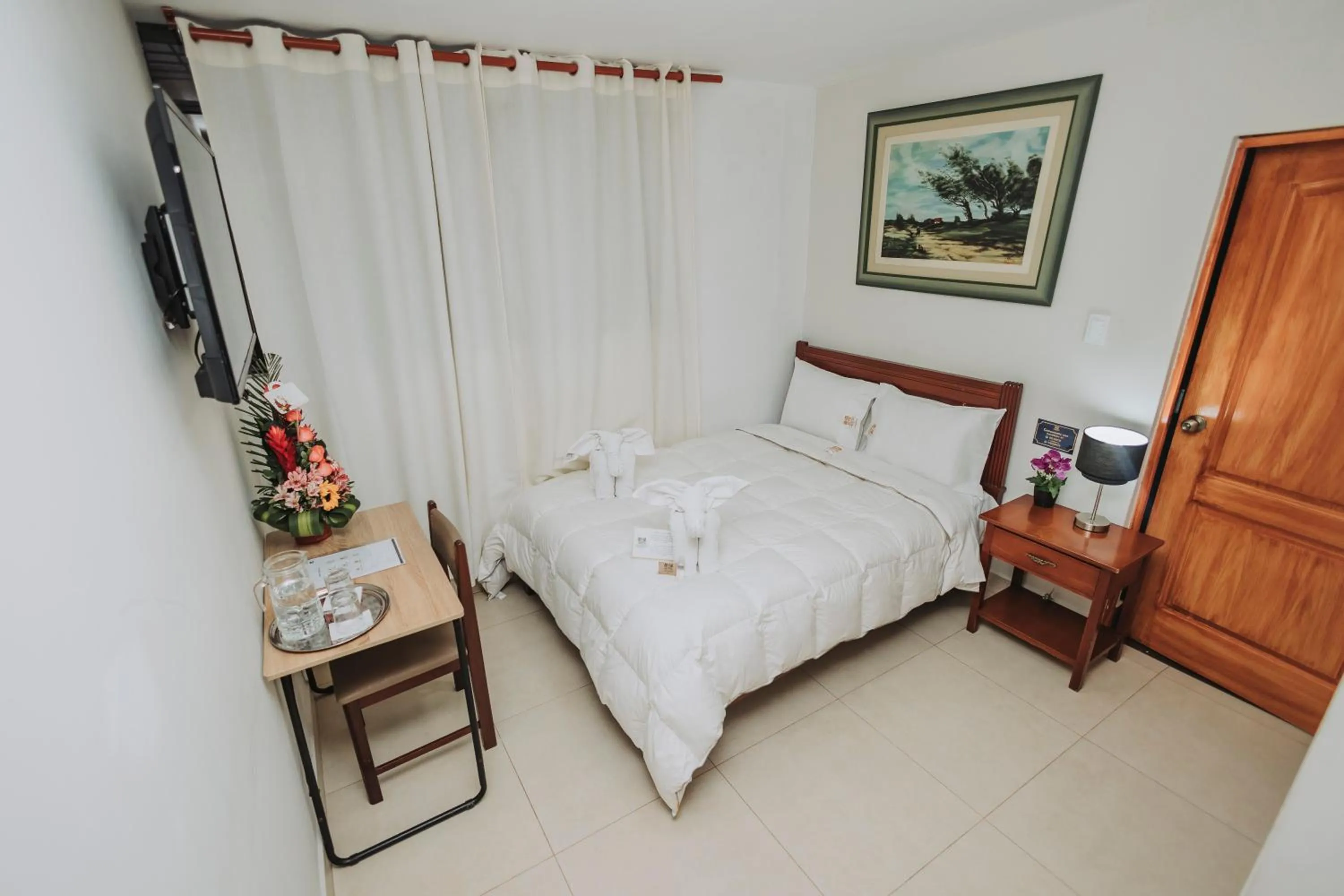 Bed in Hotel Los Reyes