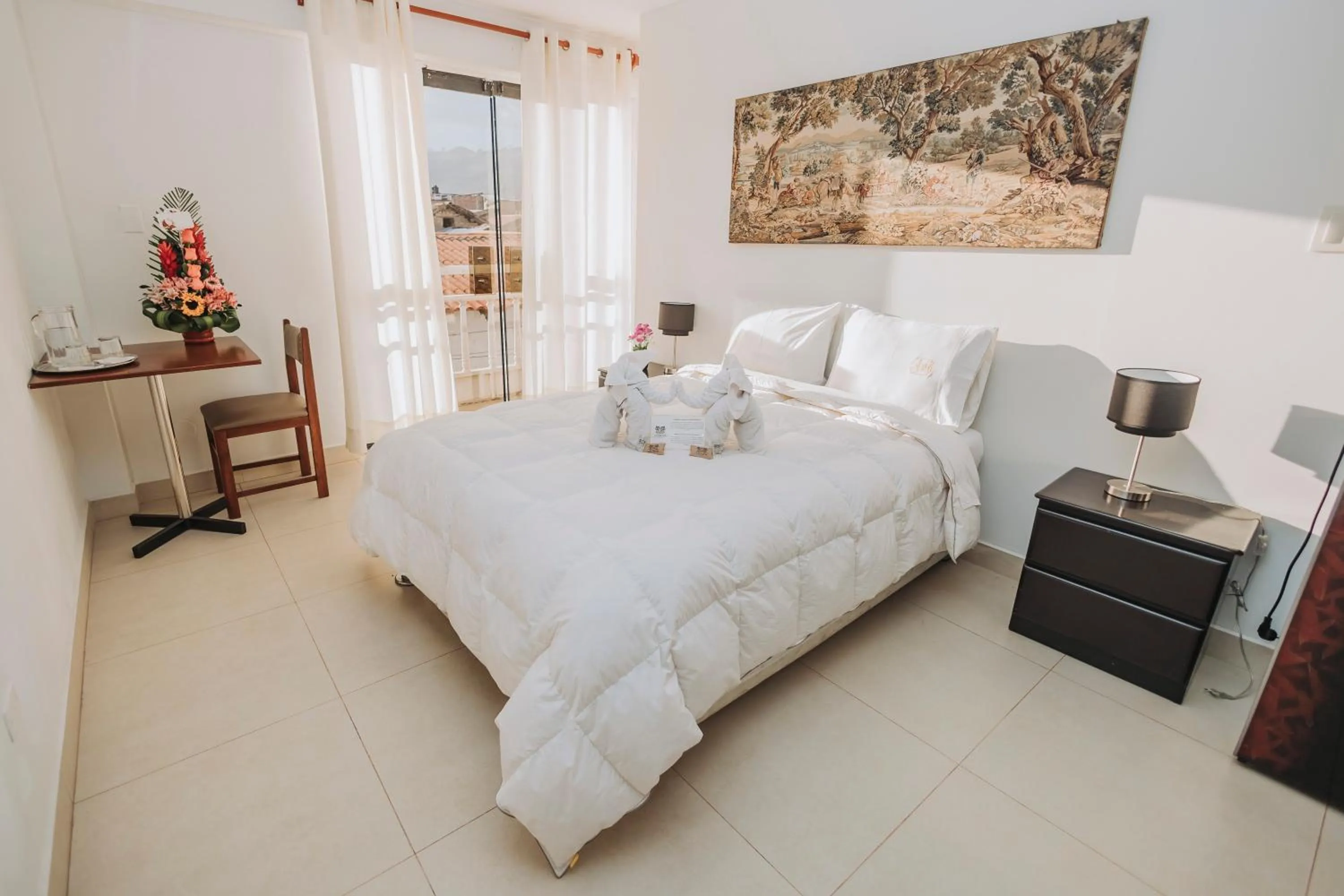 Bed in Hotel Los Reyes