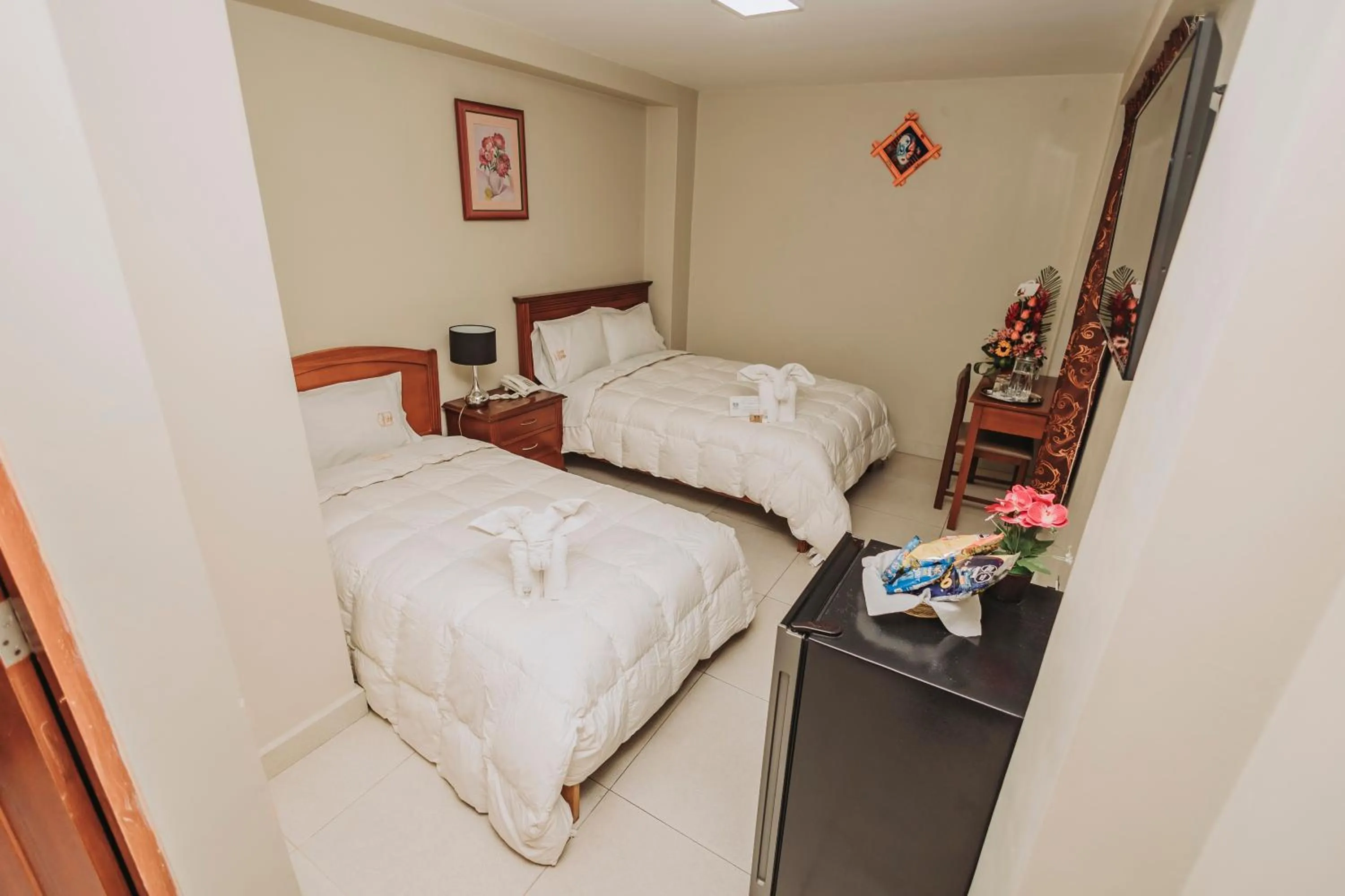 Bed in Hotel Los Reyes