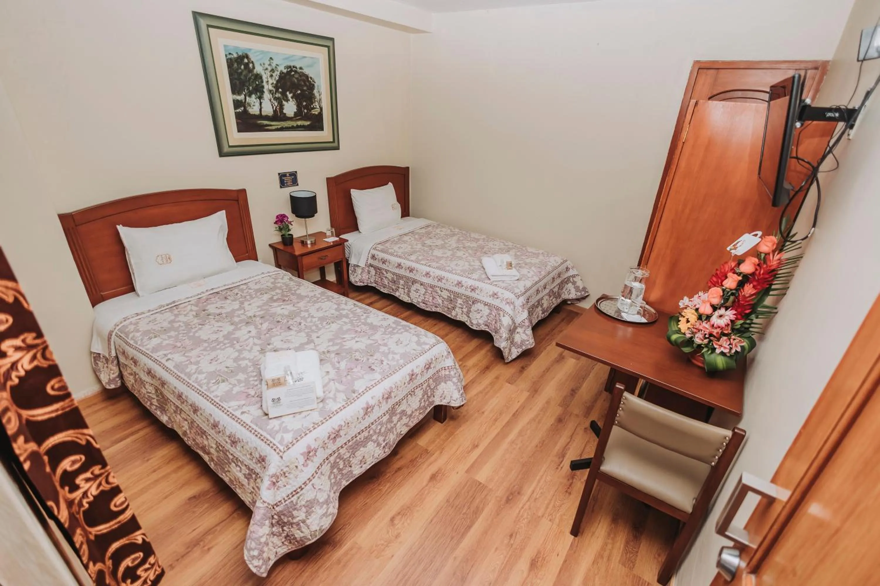 Bed in Hotel Los Reyes