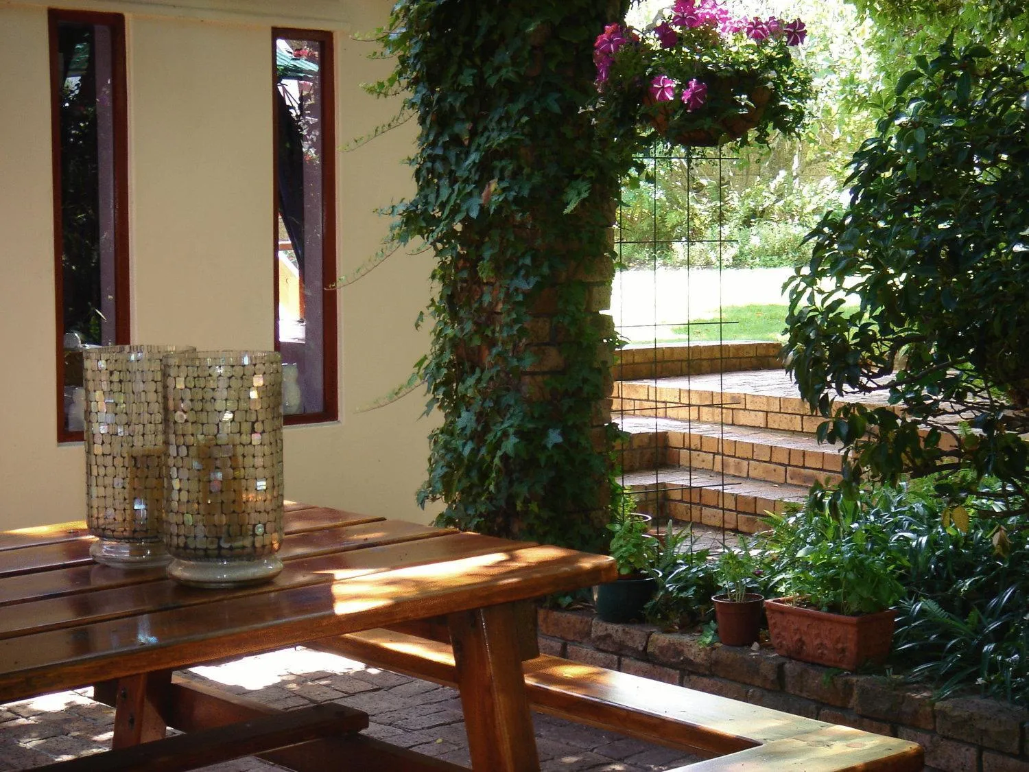Patio in Milkwood Lodge