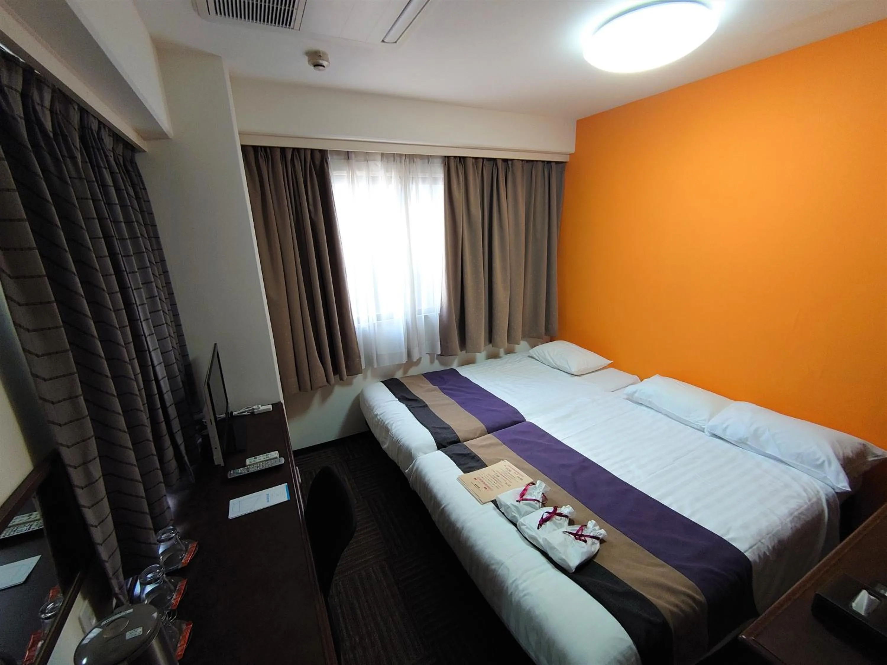 Bed in Hotel Area One Oita