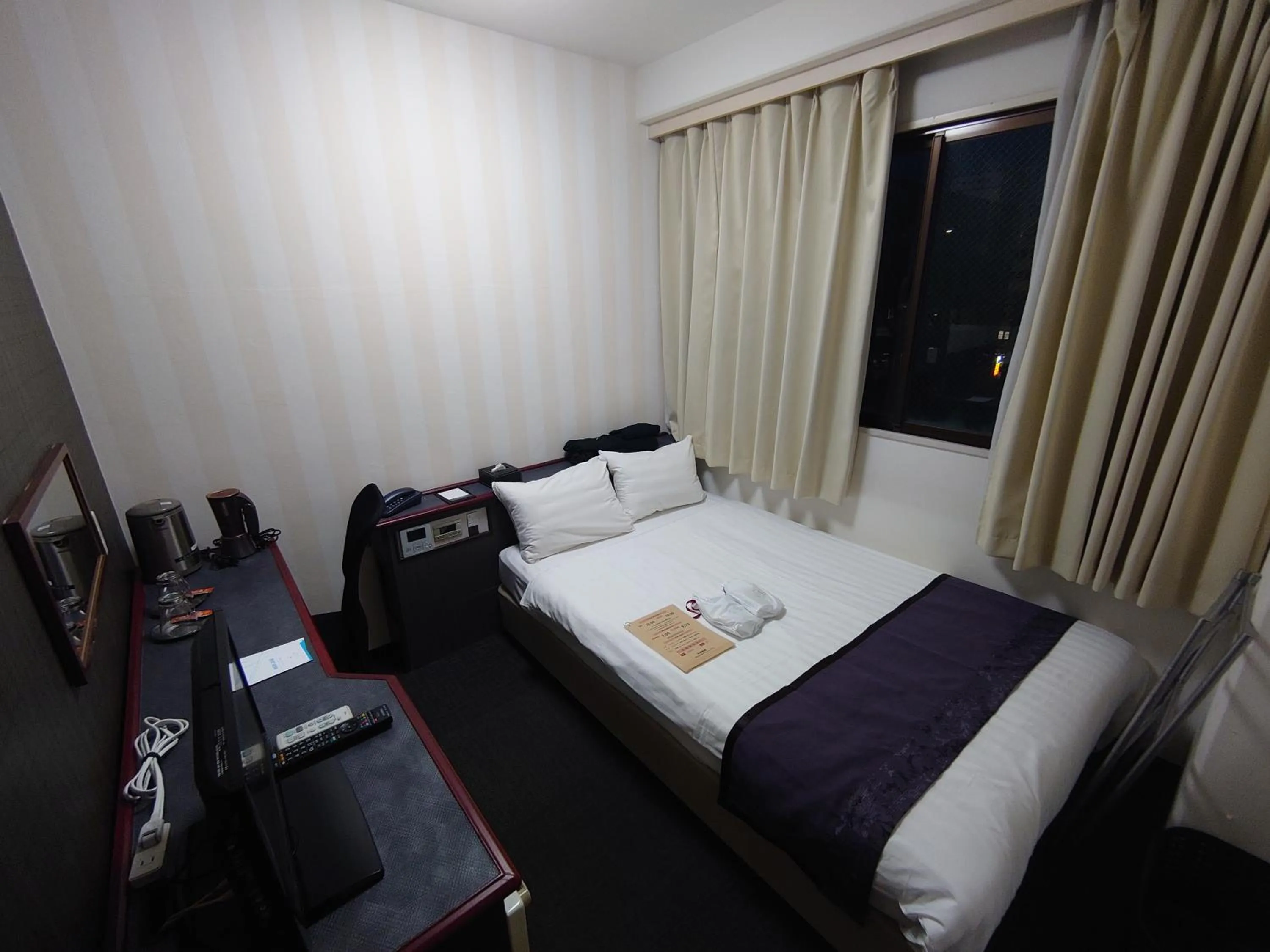 Bed in Hotel Area One Oita