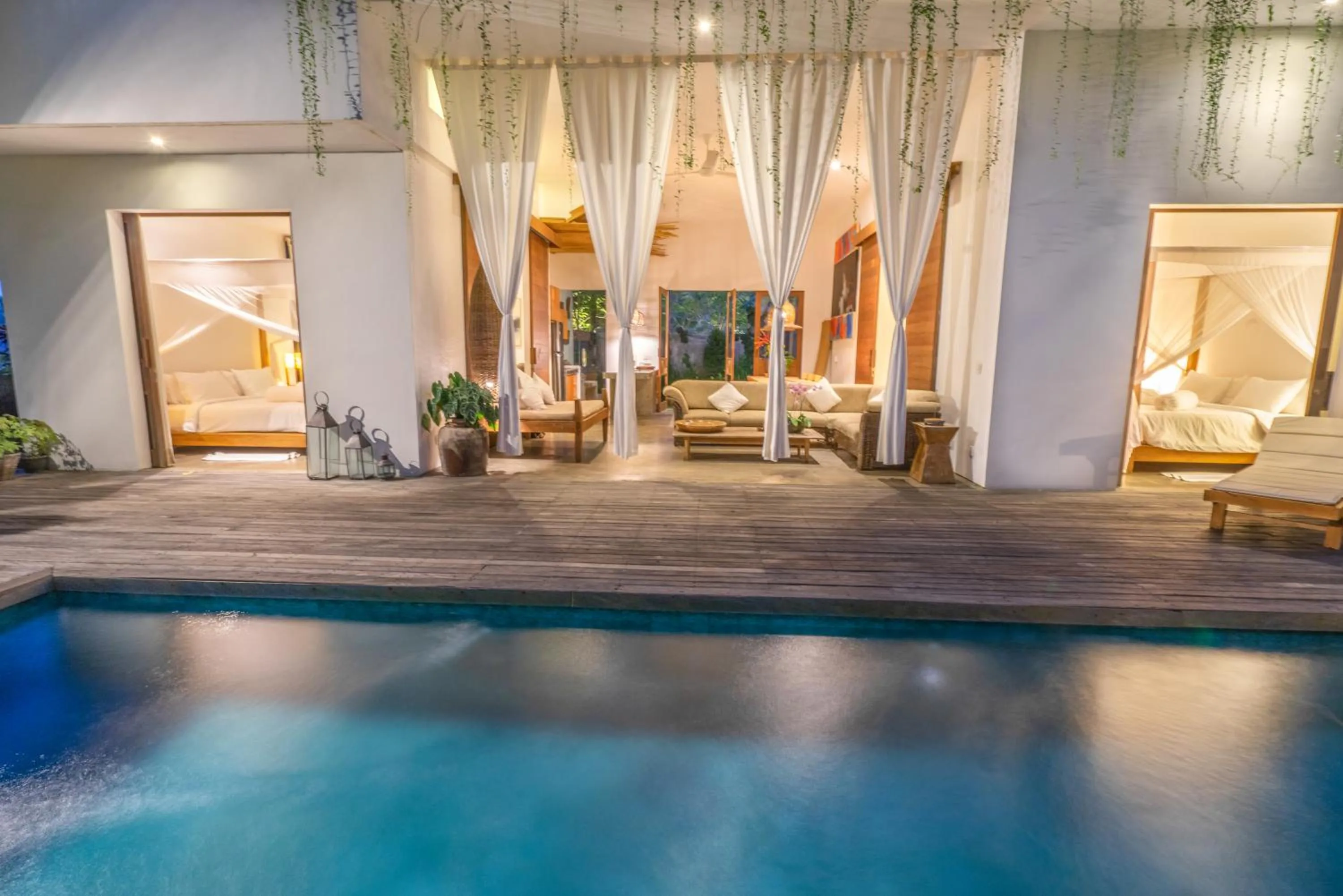 Living room in De Ubud Villas & Spa