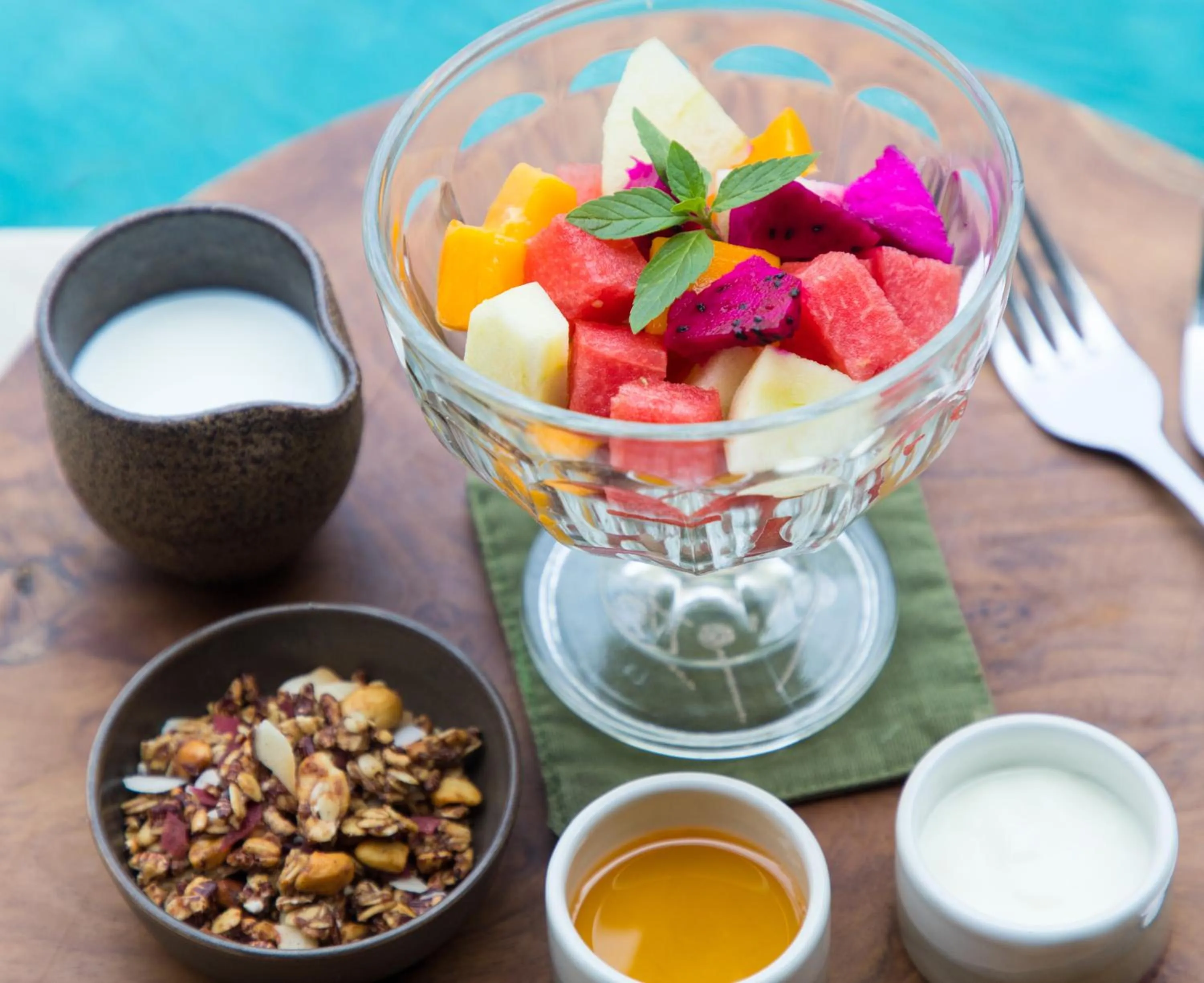 Breakfast in De Ubud Villas & Spa