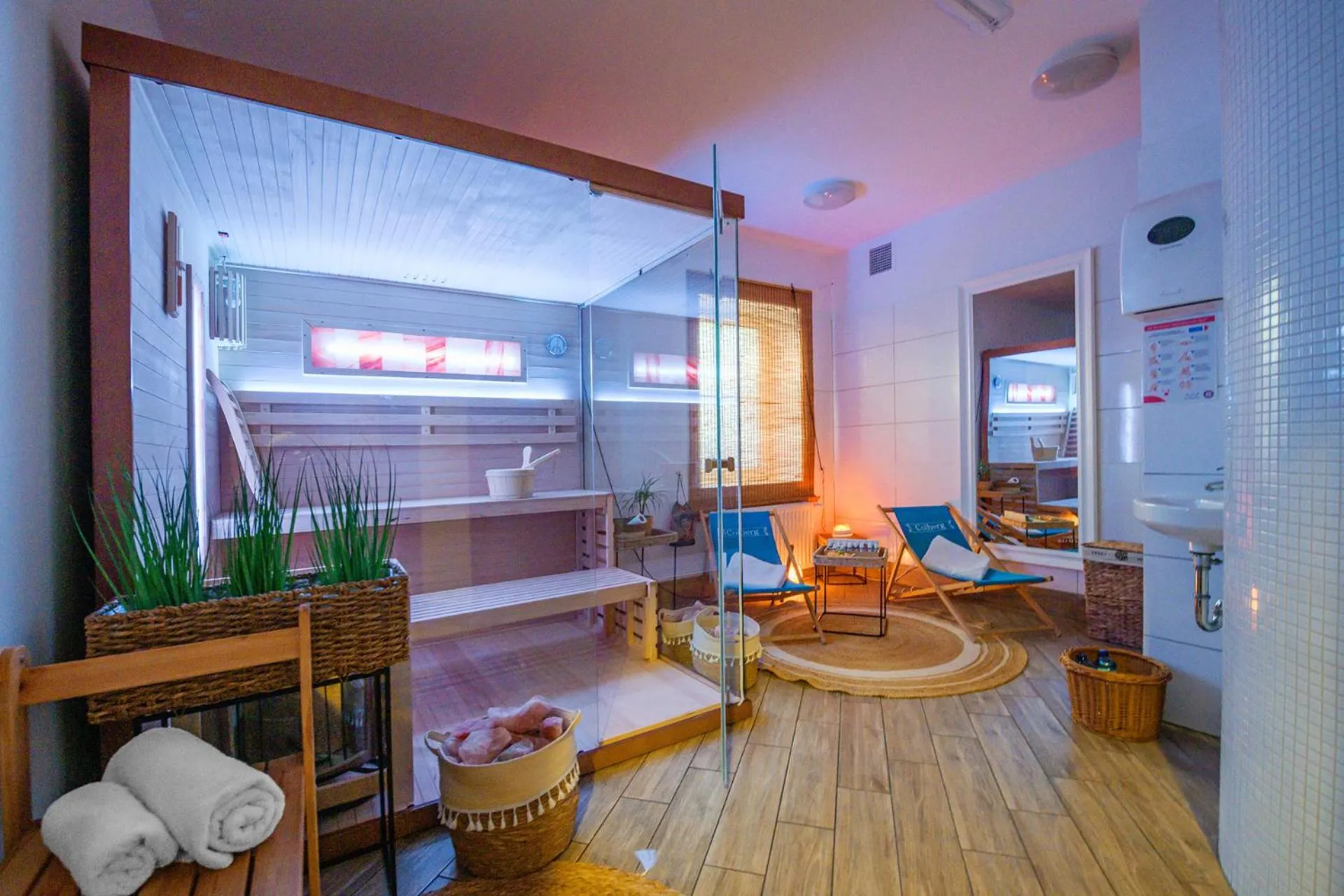 Sauna in Hotel Zorza