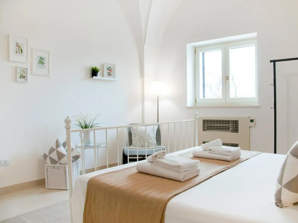 Bedroom, Bed in B&B Lamie Di Olimpia