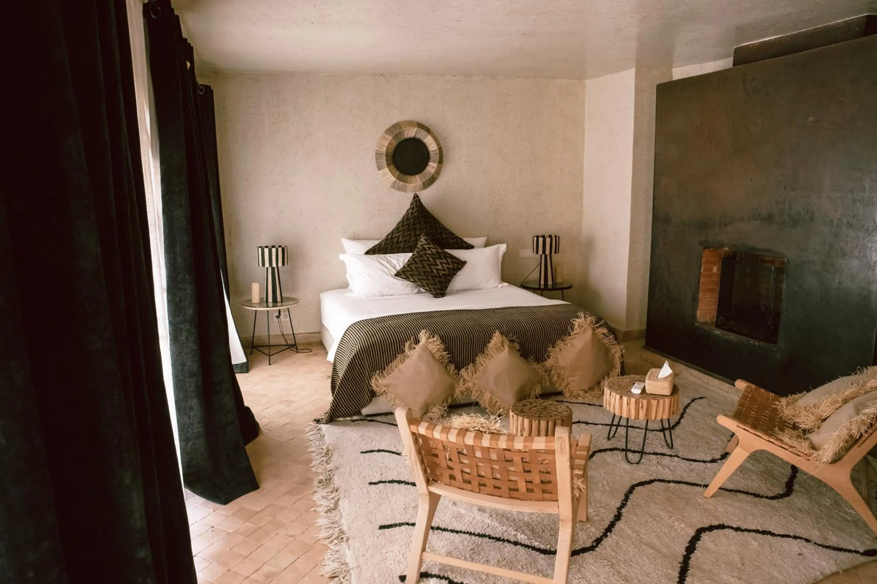 Bedroom, Bed in Riad K