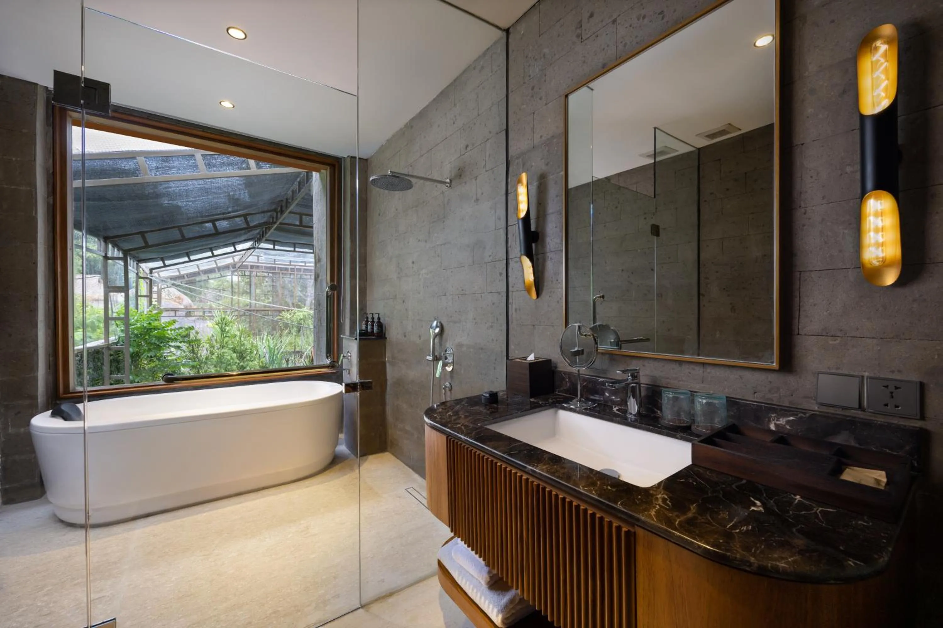 Bathroom in Sanctoo Suites & Villas