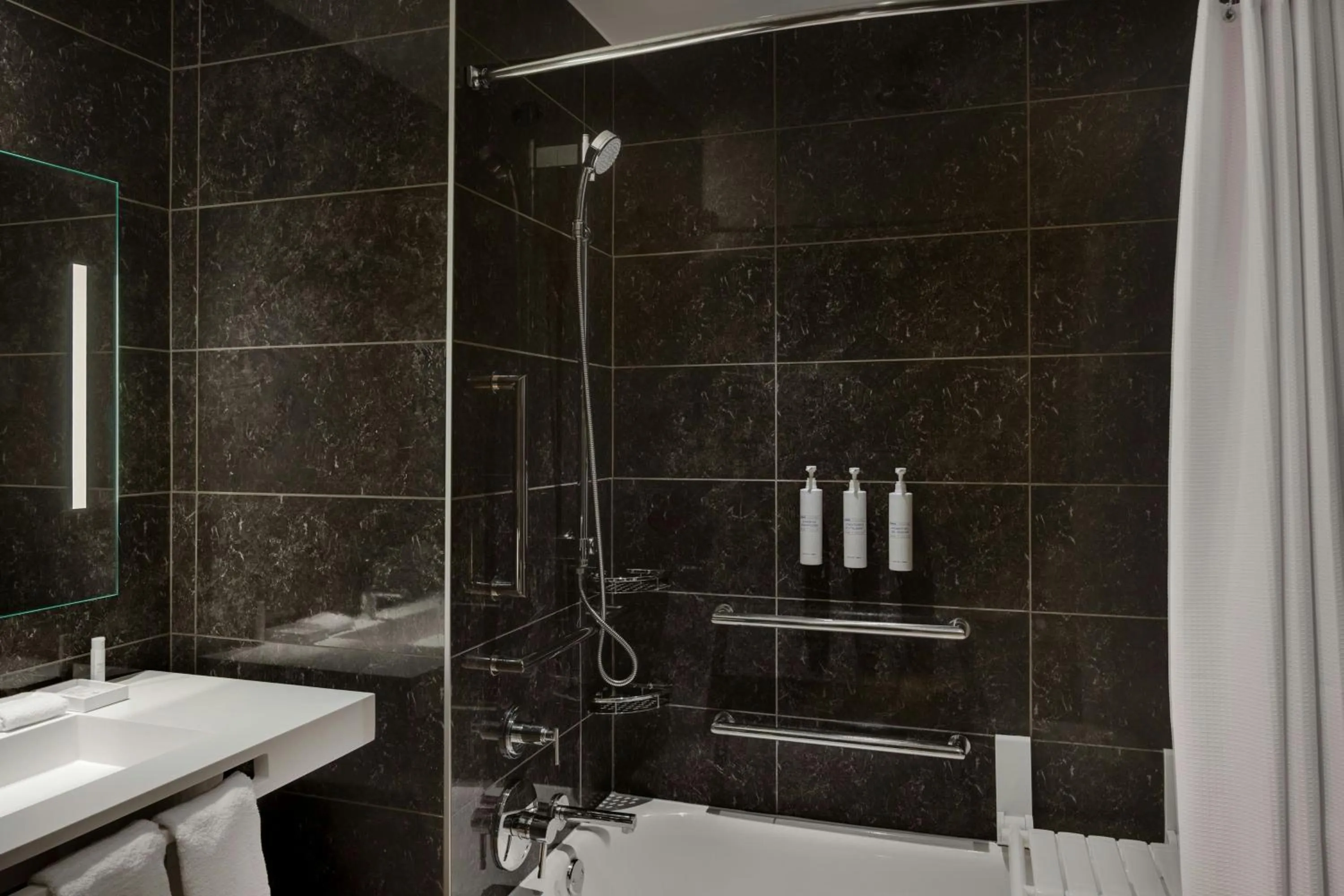 Photo of the whole room in AC Hotel Cincinnati at Liberty Center