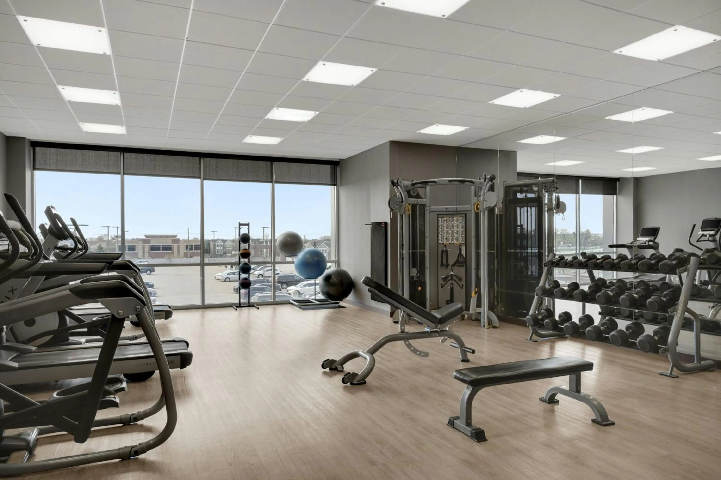 Fitness centre/facilities in AC Hotel Cincinnati at Liberty Center