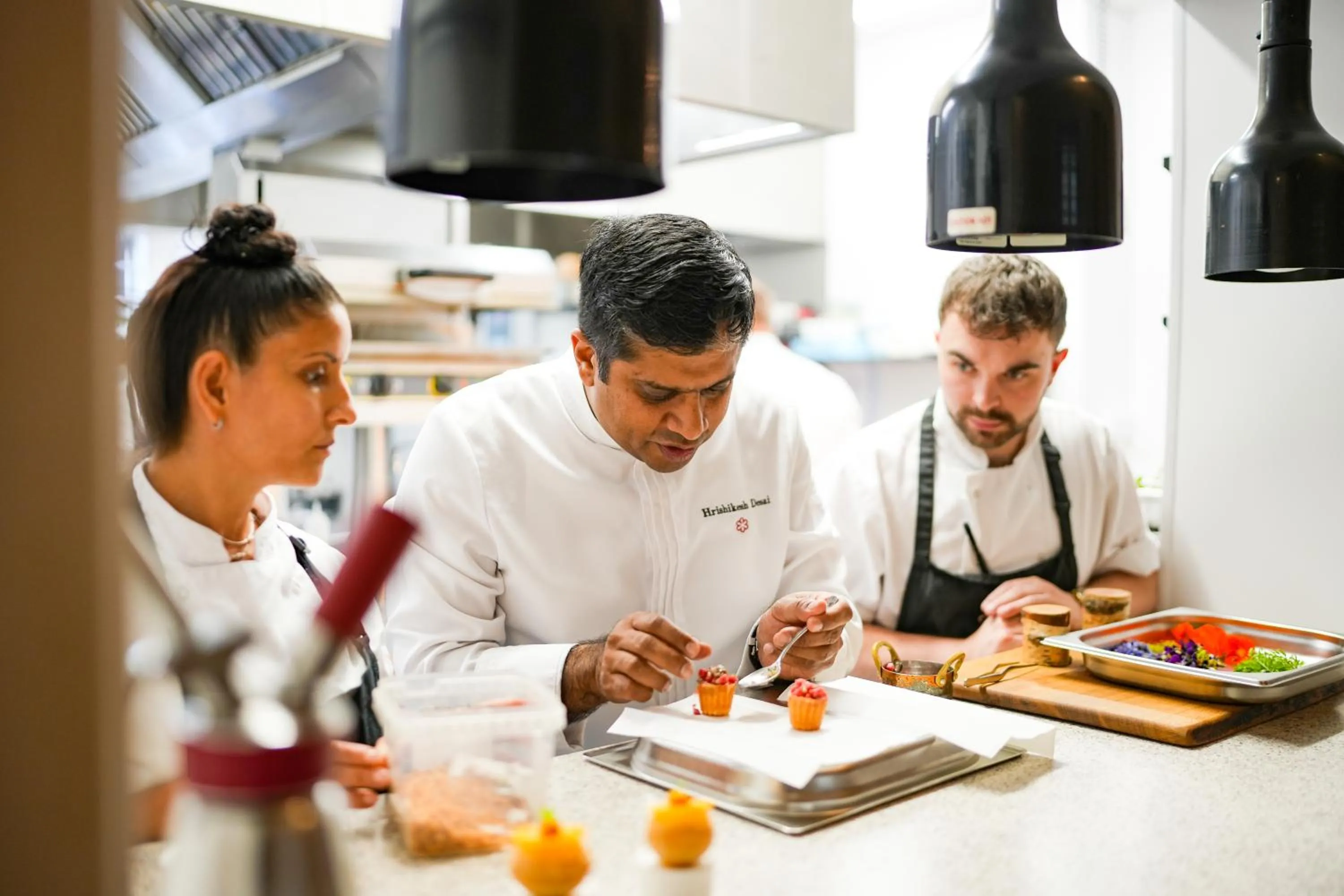 kitchen in Farlam Hall Hotel & Restaurant
