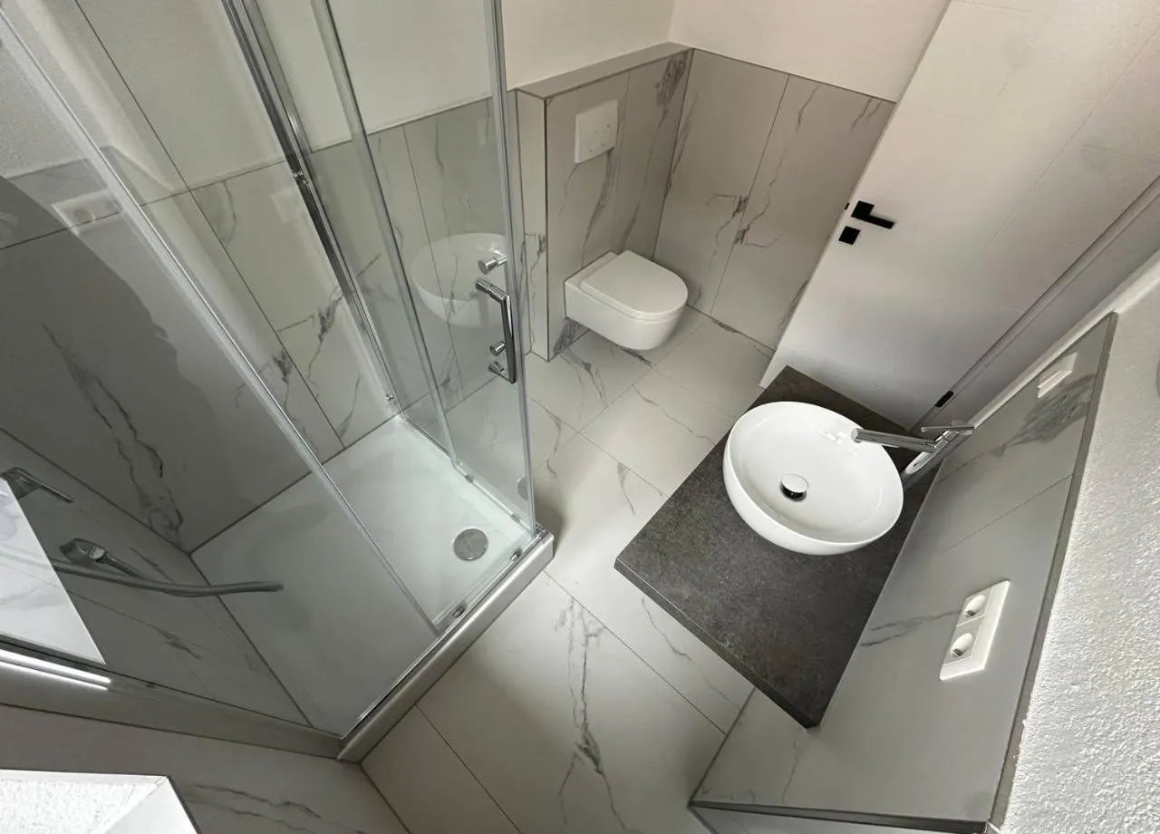 Bathroom in Hotel am Schlossplatz