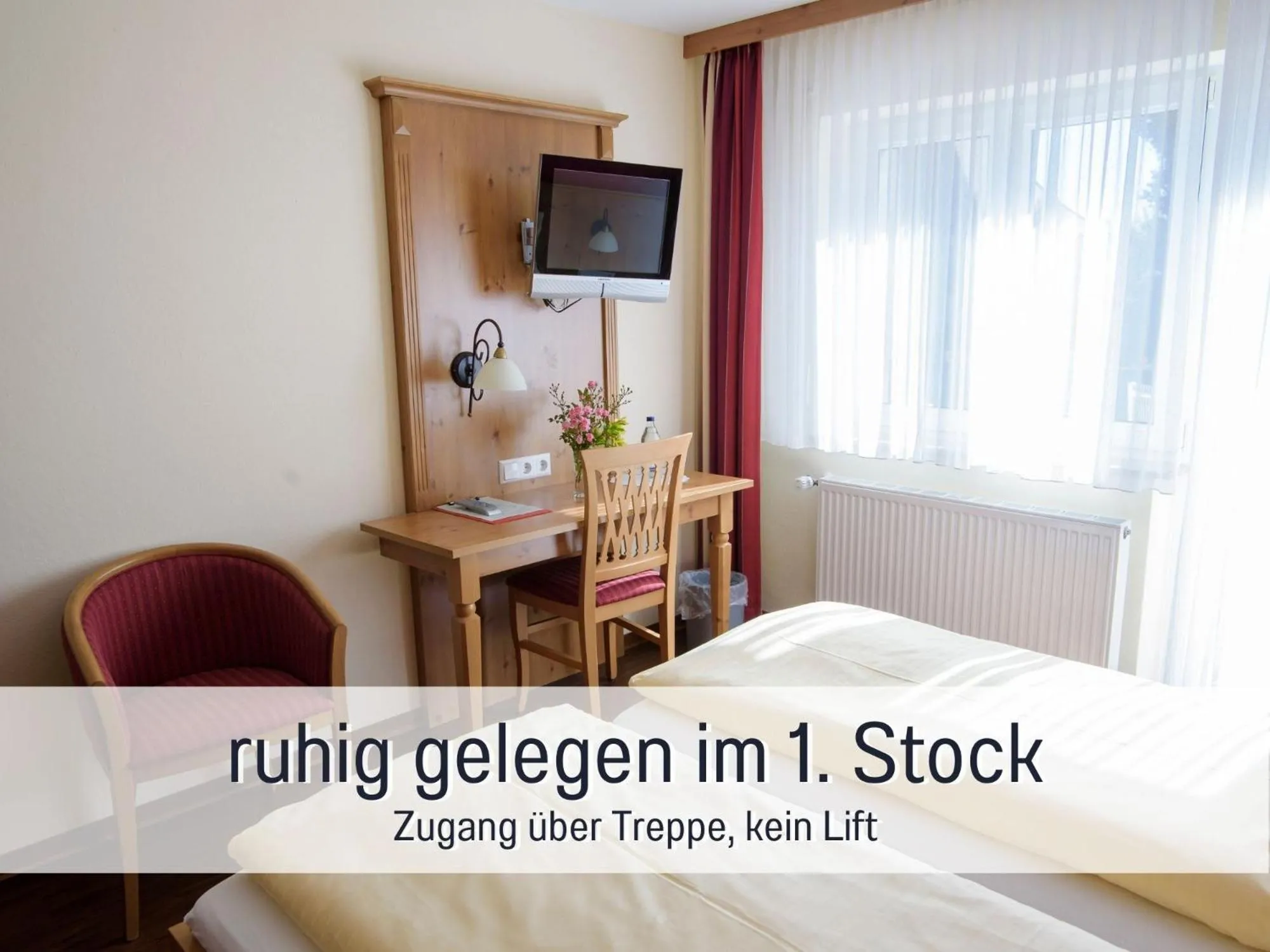 TV and multimedia, Bed in Landgasthof Linde - In ruhiger, ländlicher Umgebung