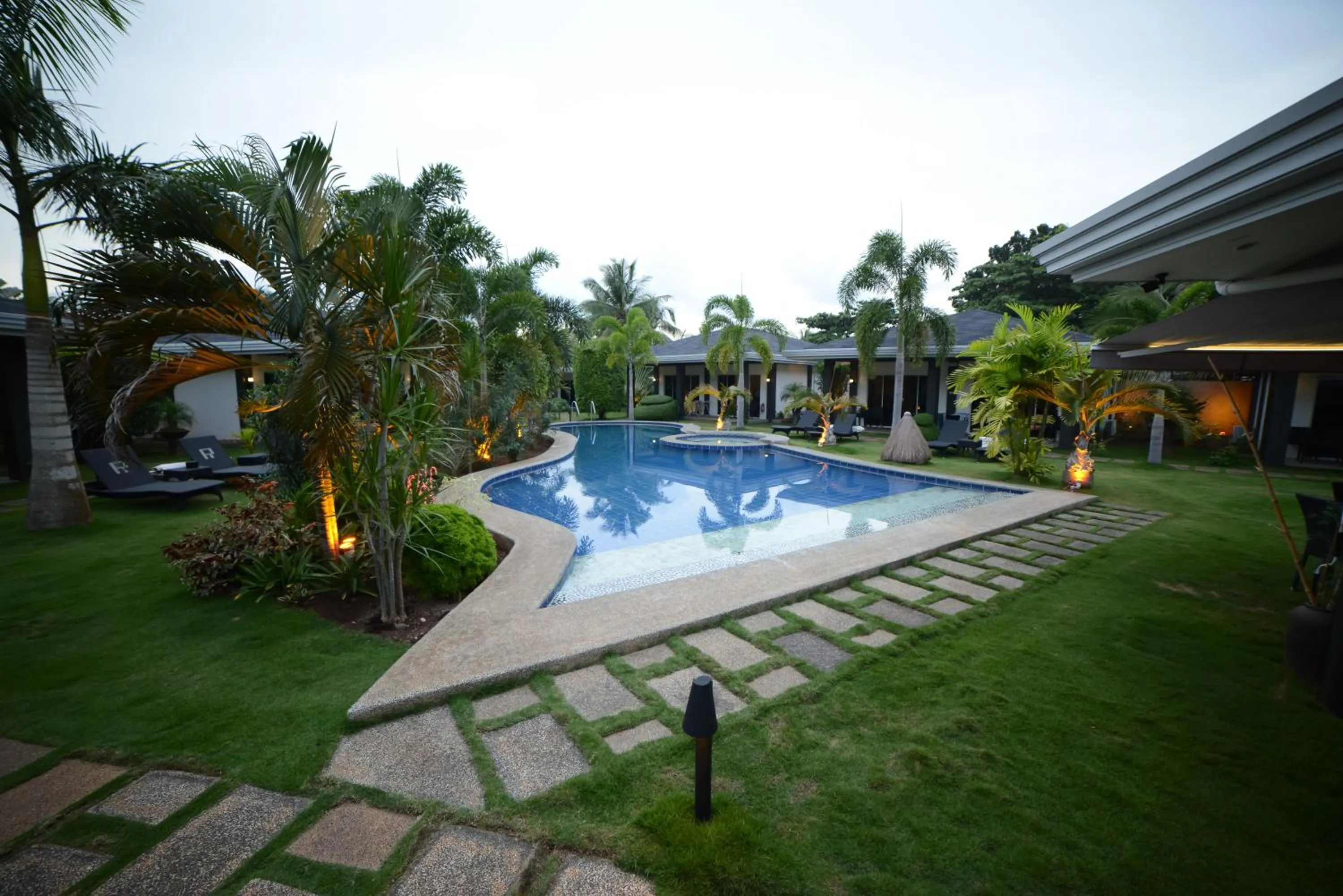 Garden in Alona Royal Palm Resort