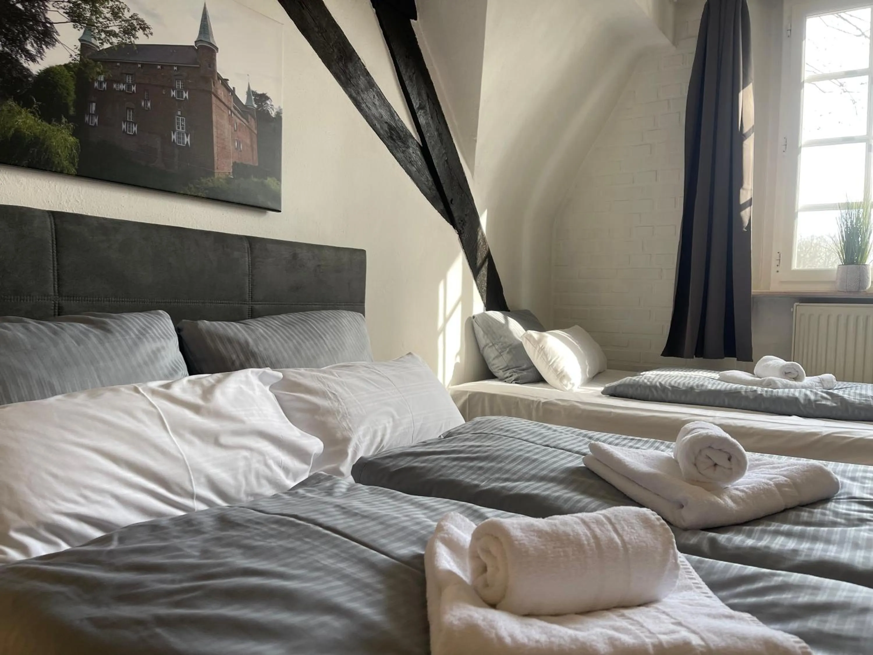 Bed in Hotel Schloss Walbeck