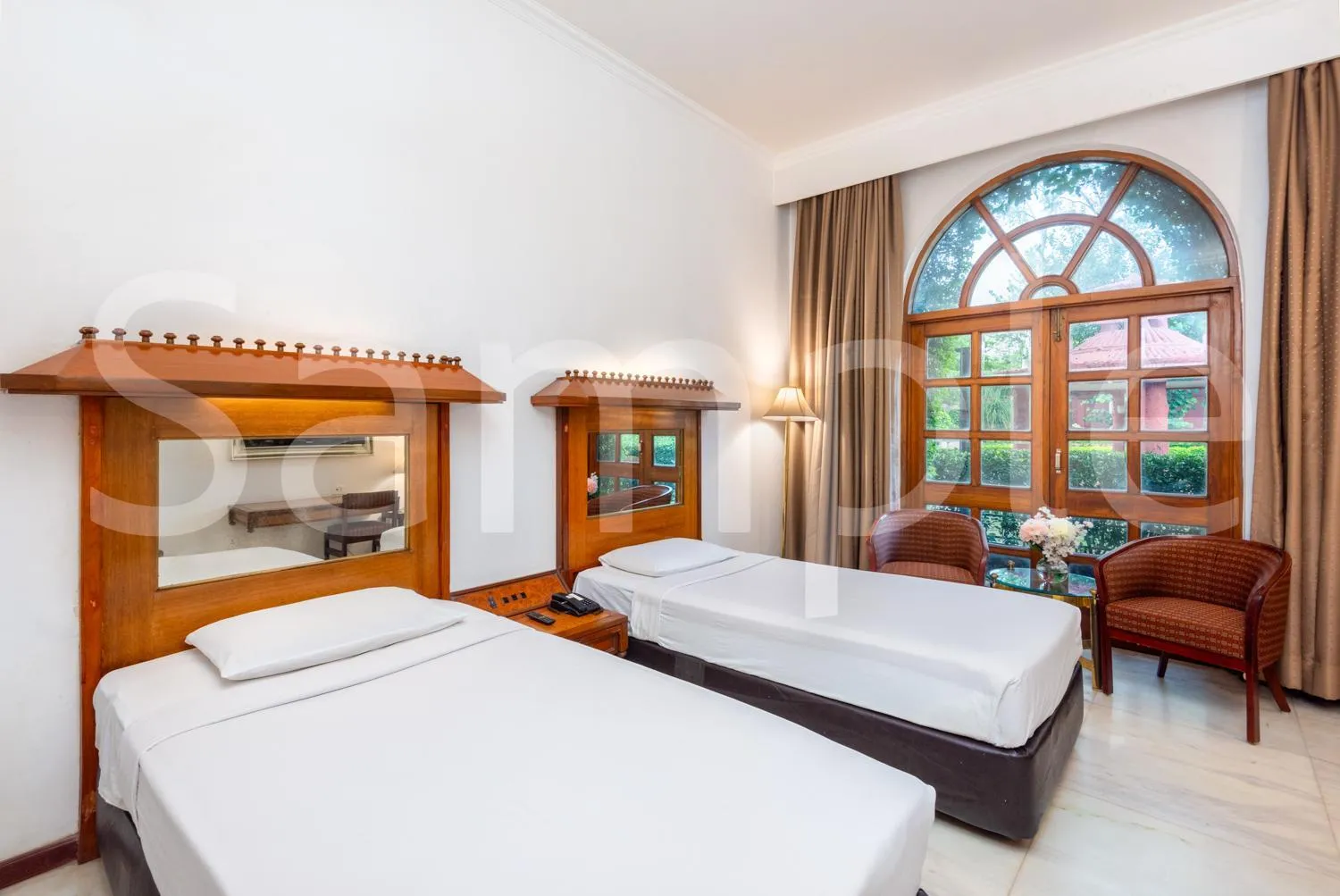 Bed in Ashok Country Resort