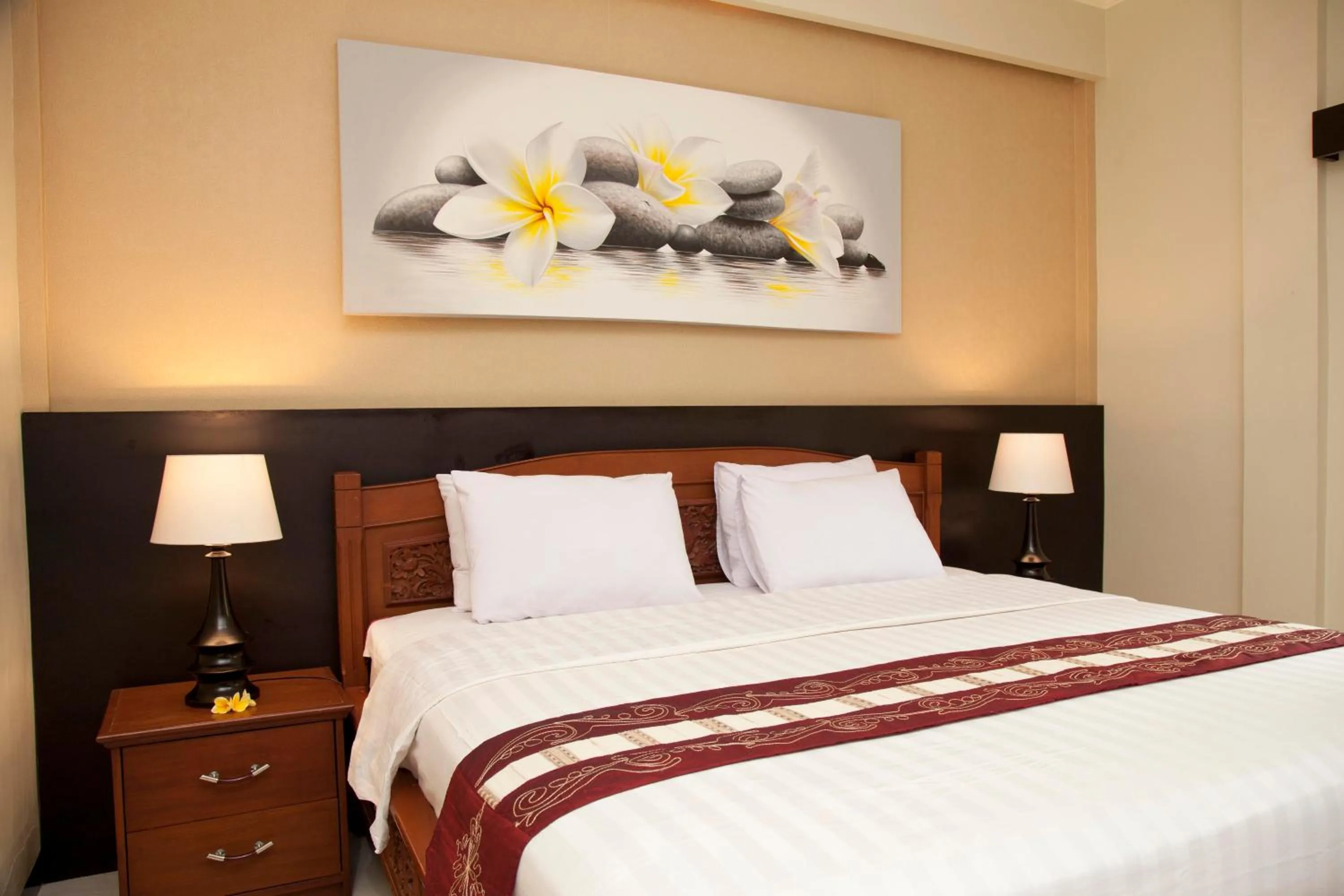 Bed in Jepun Bali Hotel