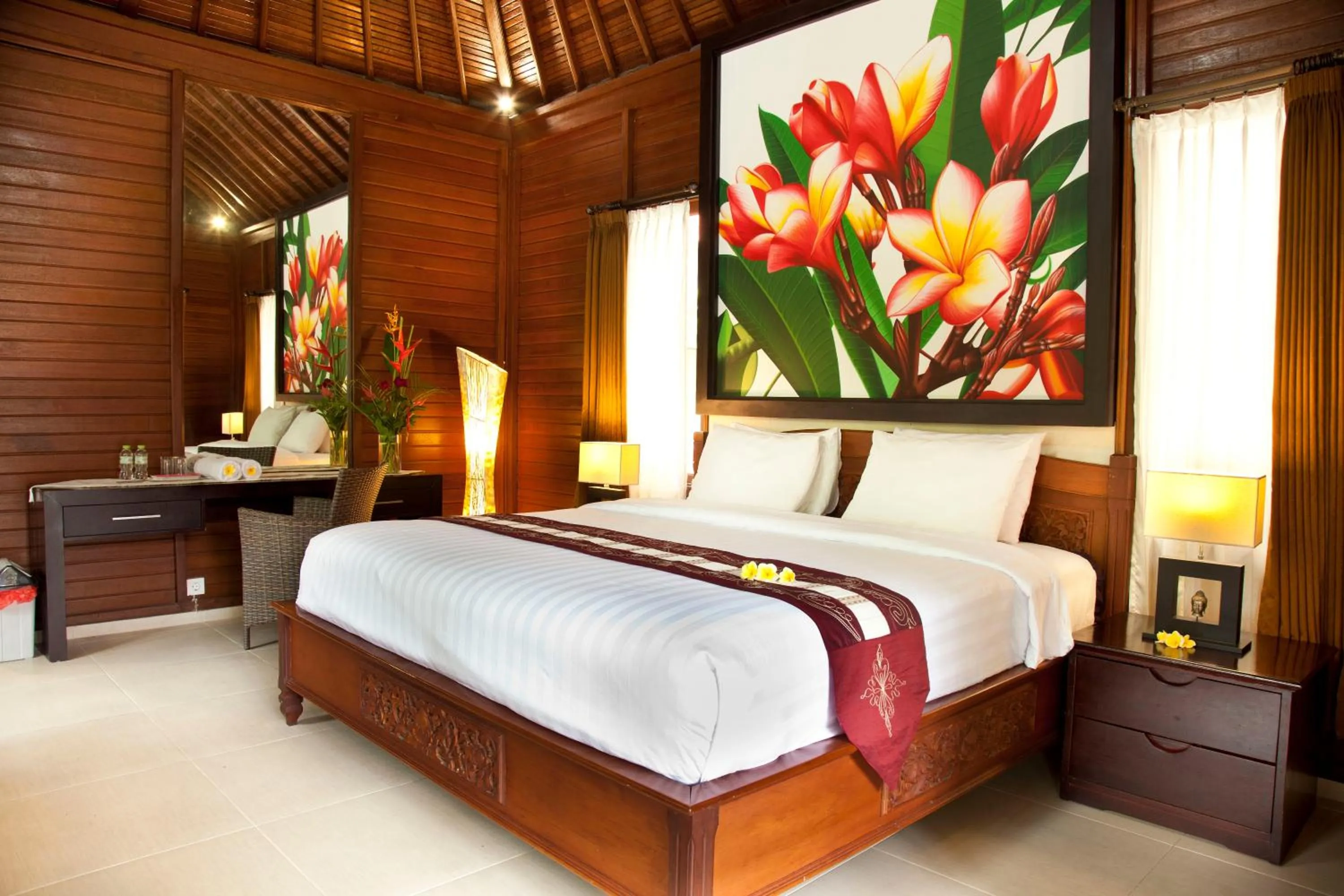 Bed in Jepun Bali Hotel