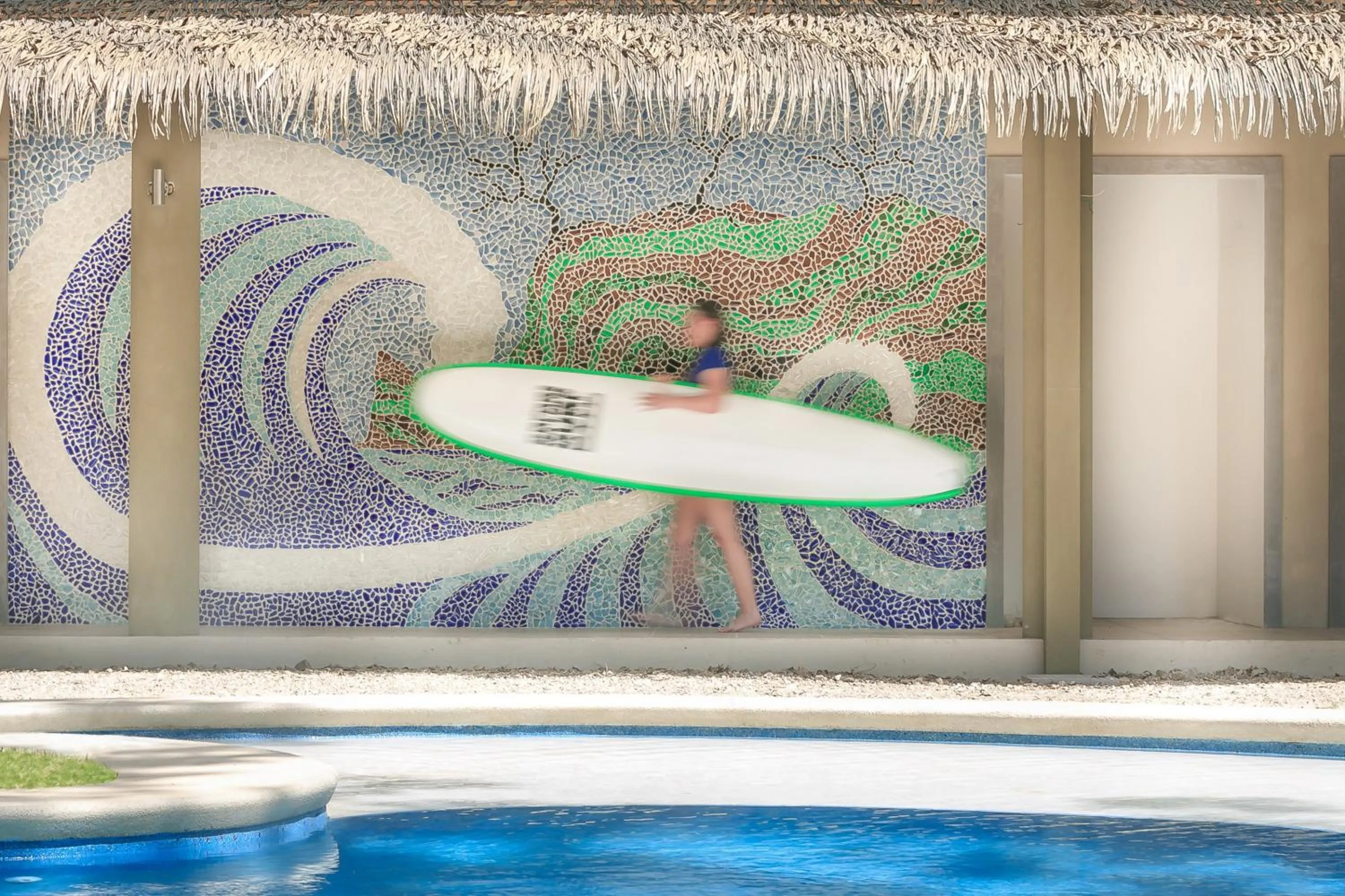 Patio in Olas Verdes Hotel