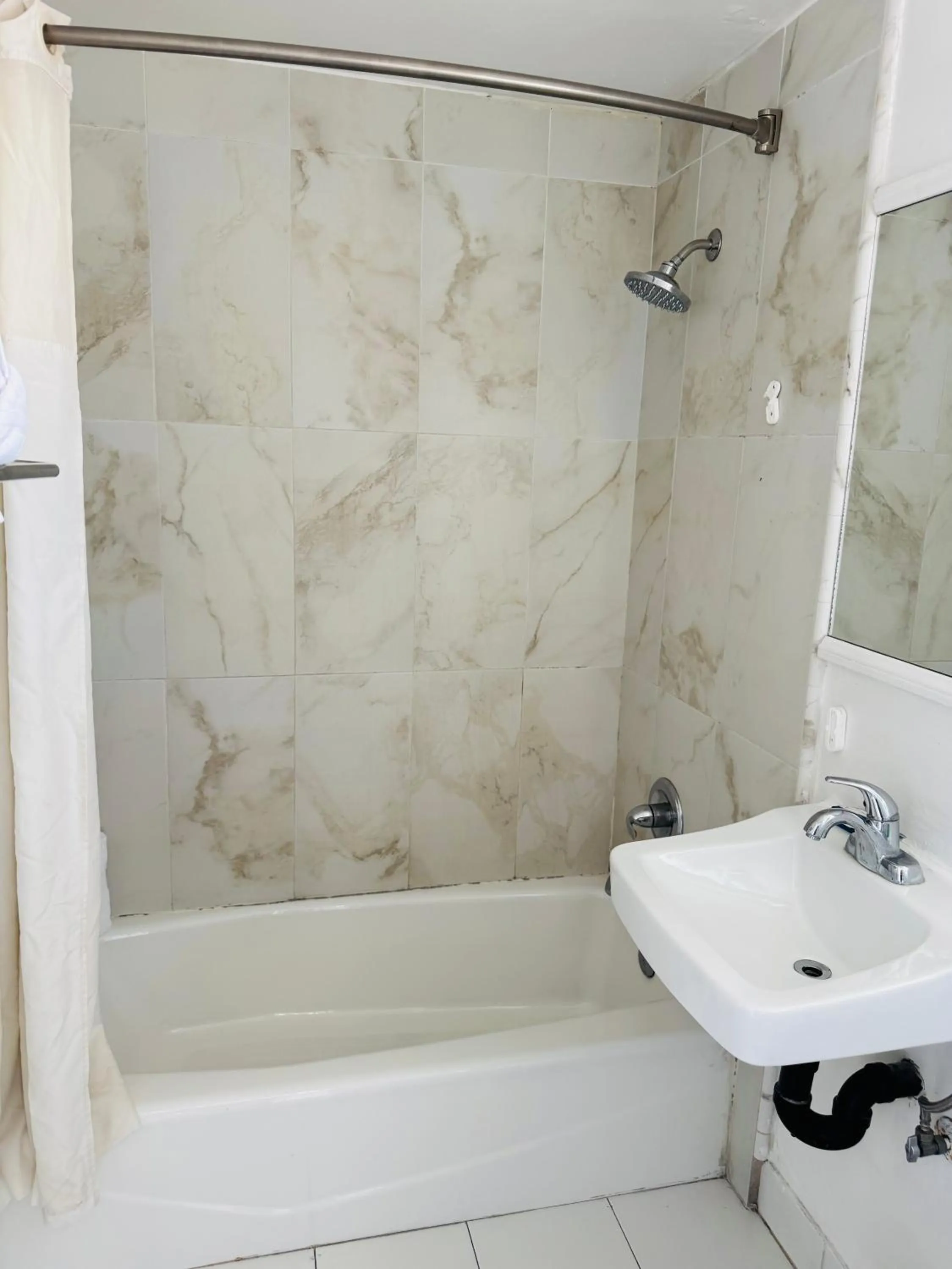 Shower in Holiday Lodge