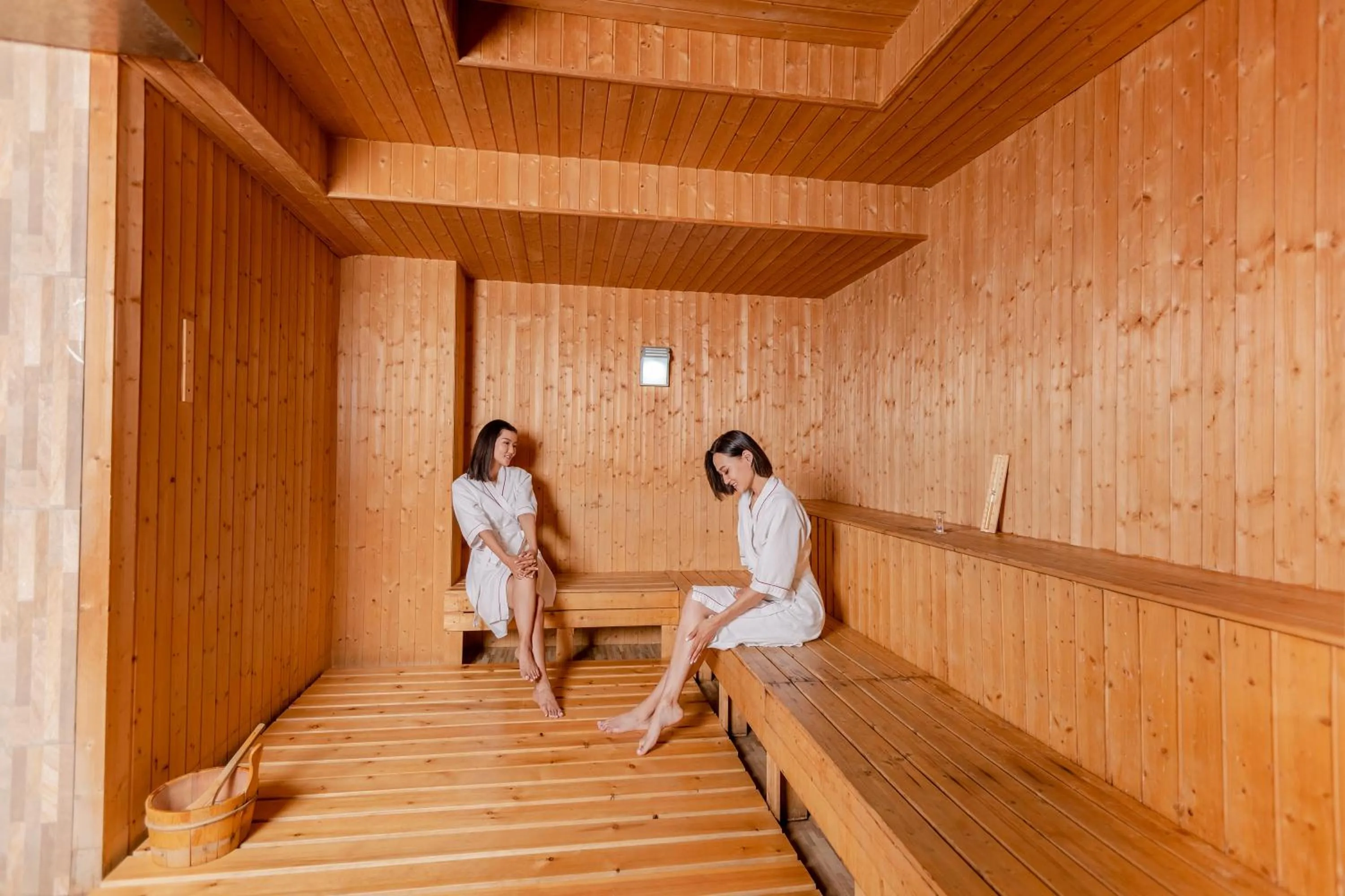 Sauna in Grand Hill Hotel Ulaanbaatar