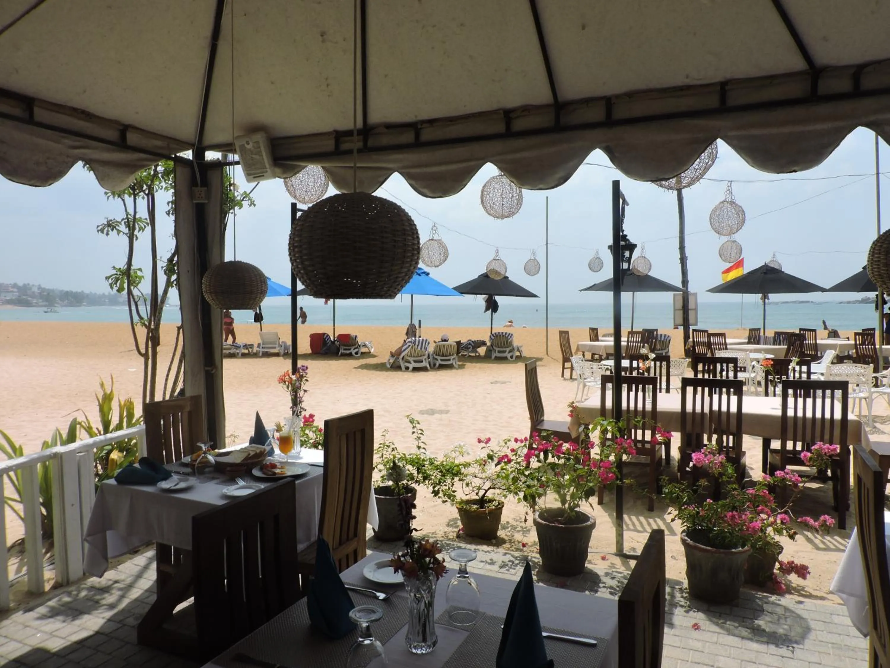 Beach in The Villa Hotel