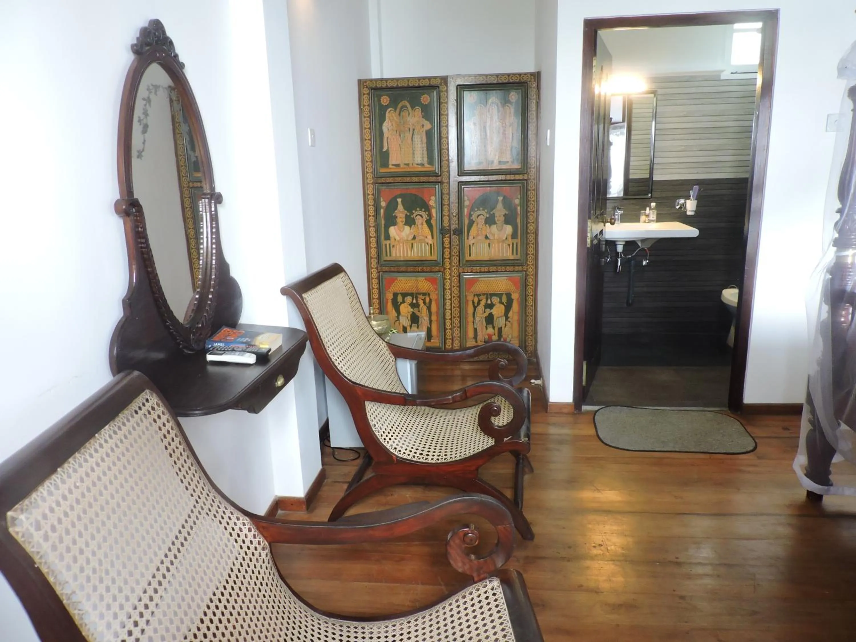 Seating area in The Villa Hotel