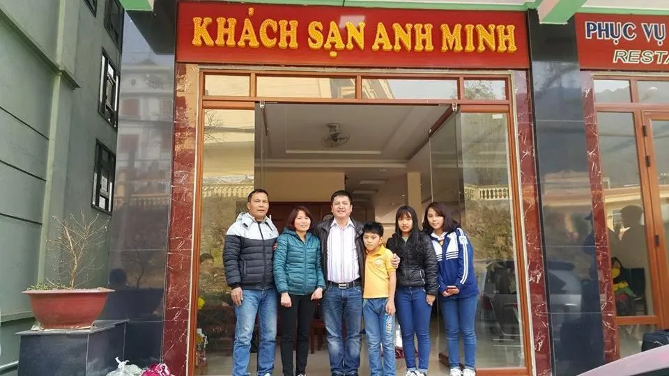 Facade/entrance in Anh Minh Hotel